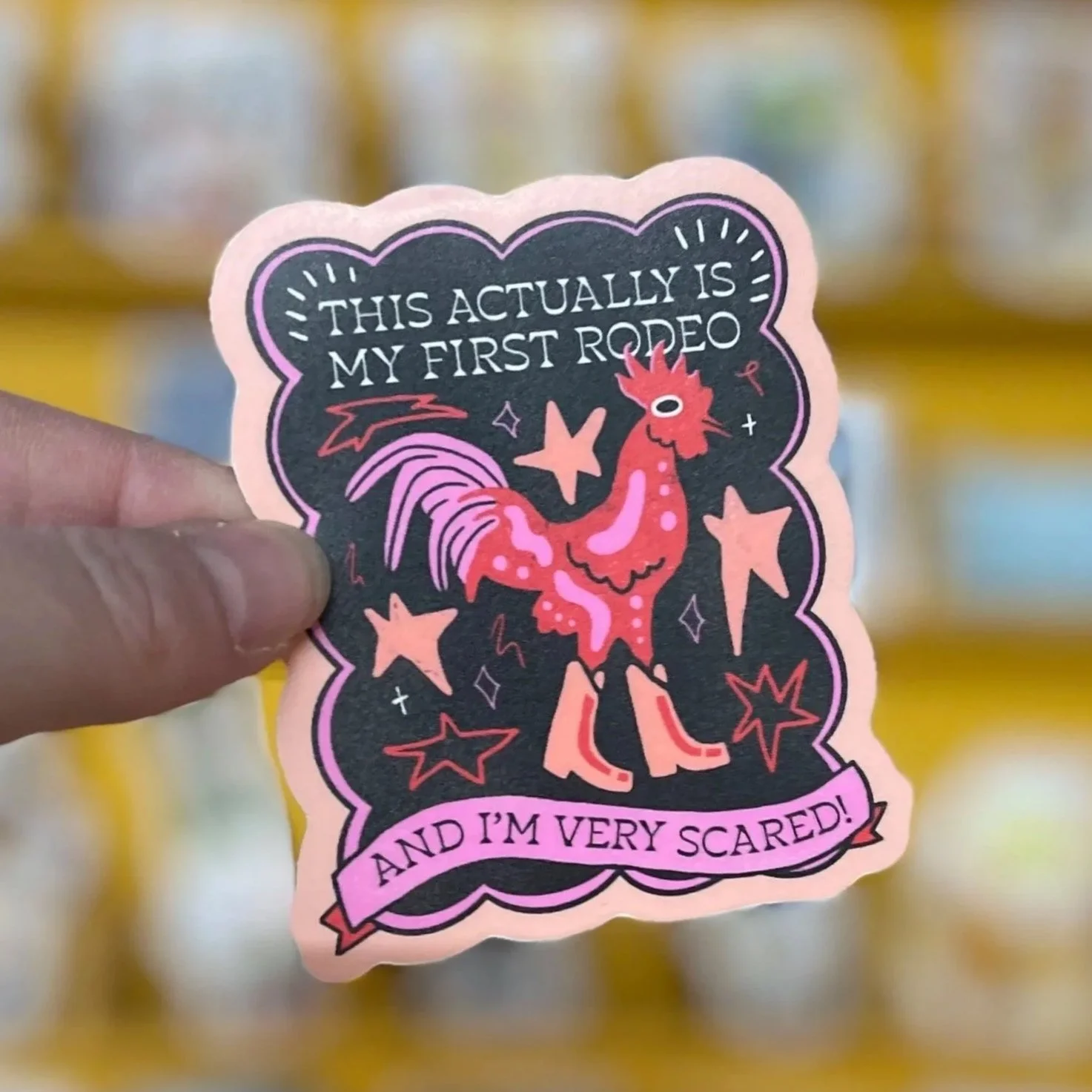 This Actually Is My First Rodeo Sticker