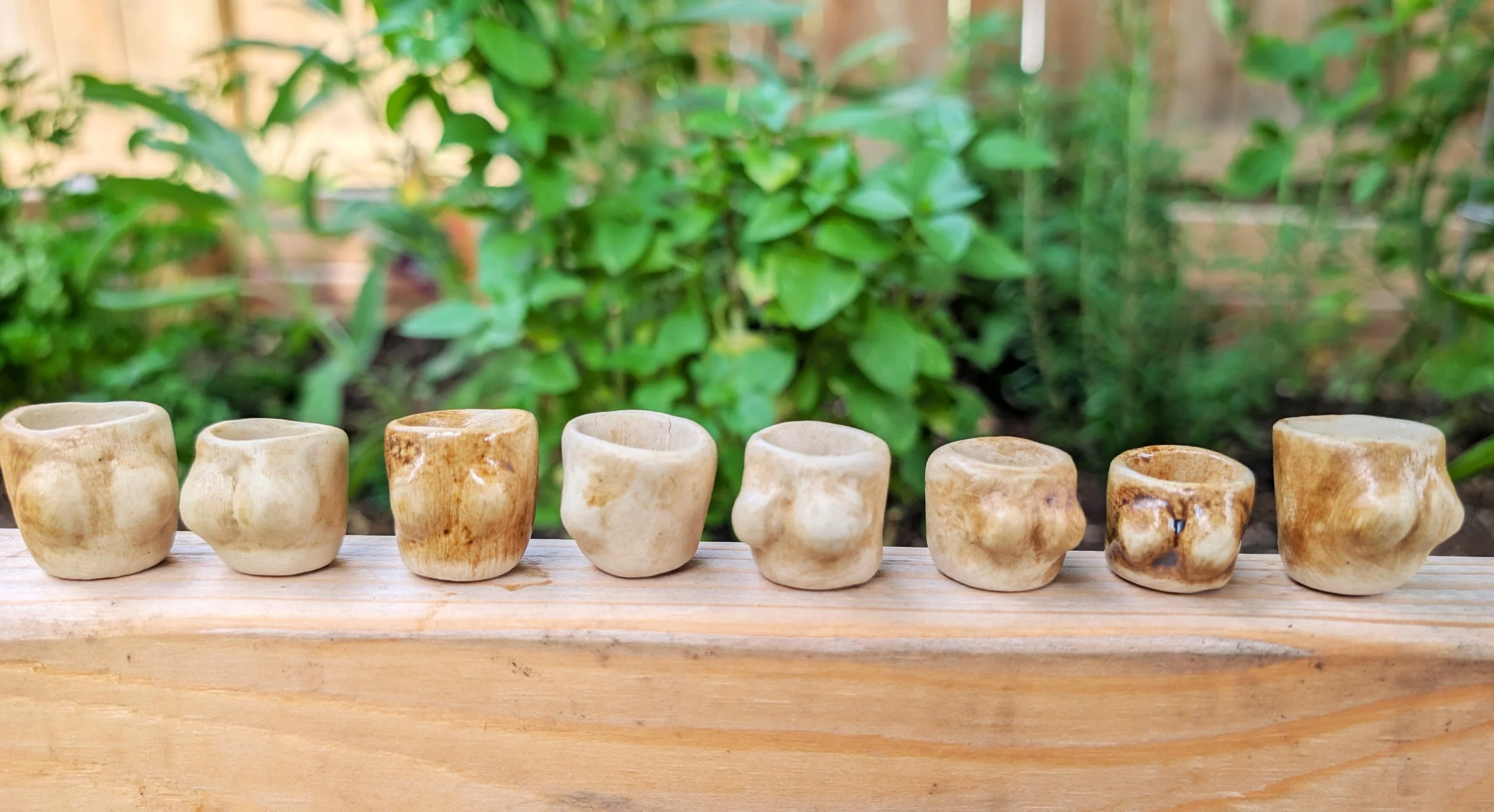 Ceramic Mini Boob Cups