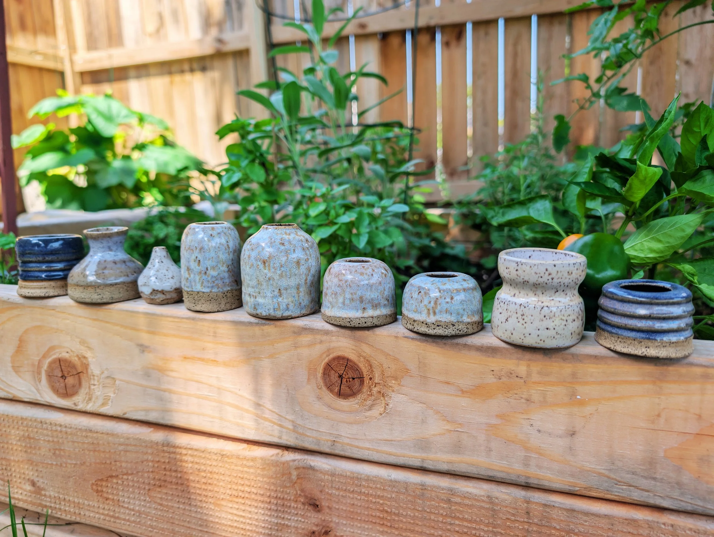 Ceramic Bud Vases