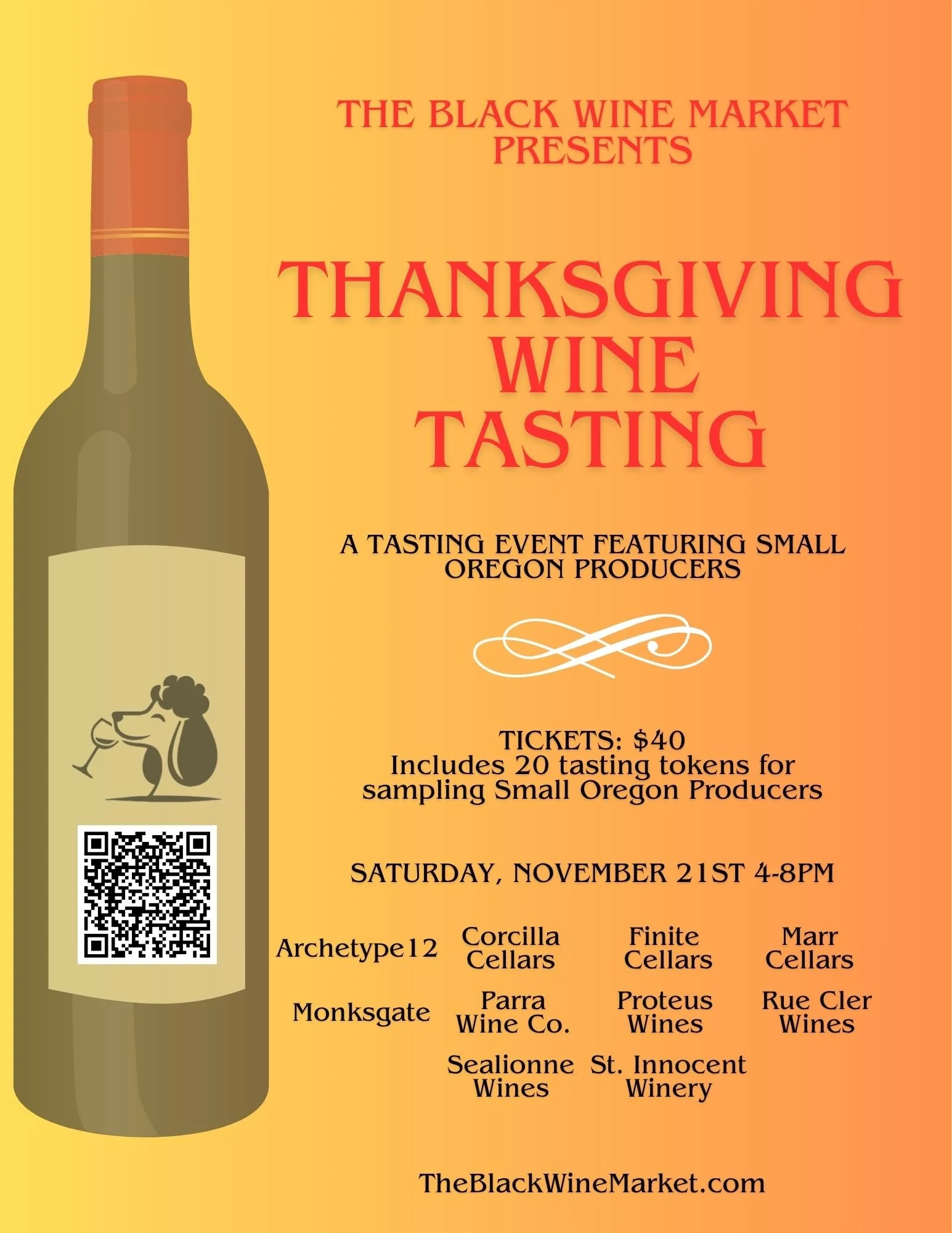 Thanksgiving Tasting Event