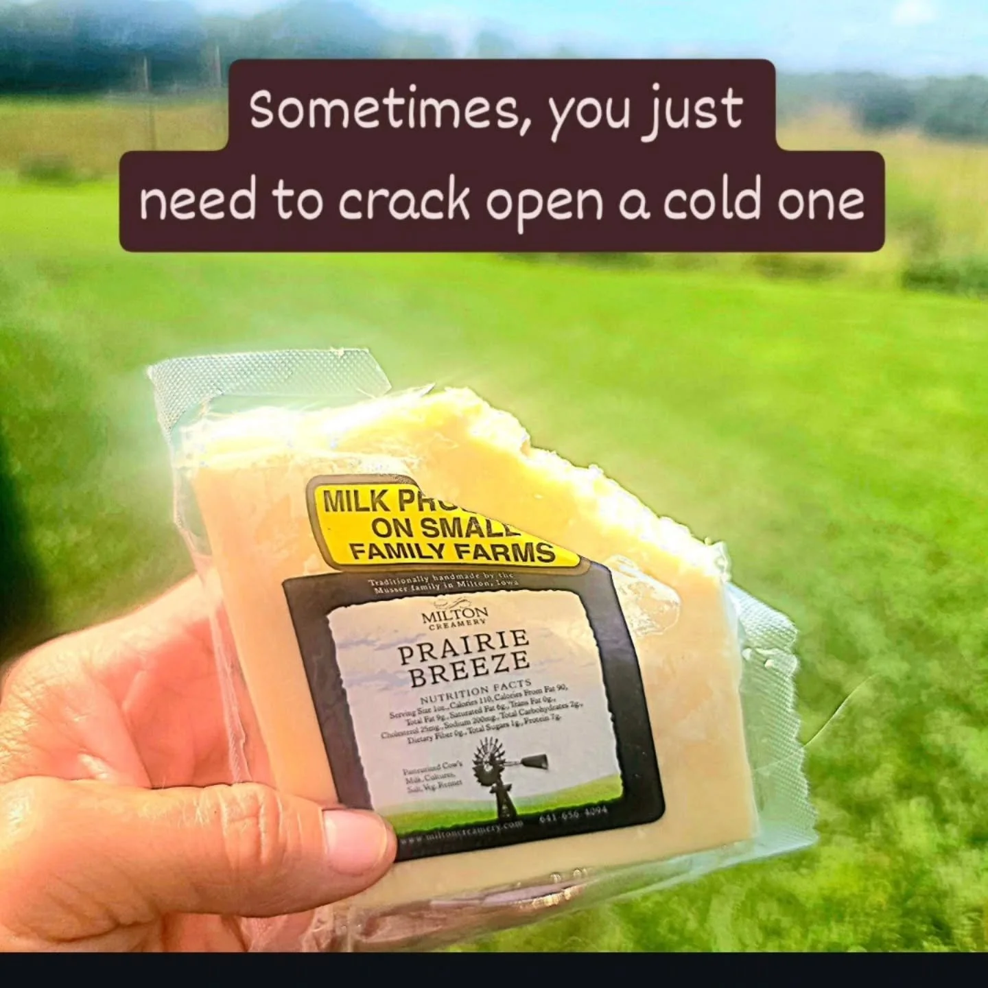 FRIYEAH!
It’s been a week… so no judgement if you take a bite straight from the block.
Time to crack open a cold one and your favorite Milton Creamery cheese.
👇 Which one are you snacking on first?
#fridayfeels #miltoncreamery #cheesel
