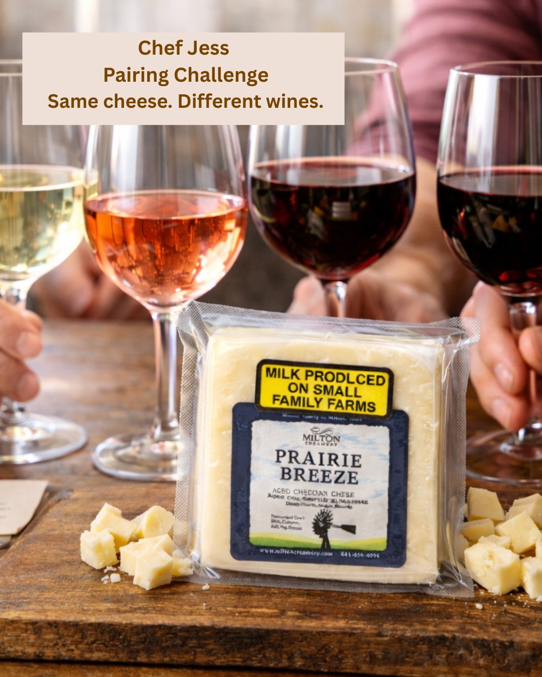 We hear it all the time:
&ldquo;What wine should I pair with this cheese?&rdquo; 🍷🧀

@chefbaldus  has a fun challenge for you&mdash;and it&rsquo;s perfect for your next game night.

Instead of pairing many cheeses with one wine, flip the script.
Pi