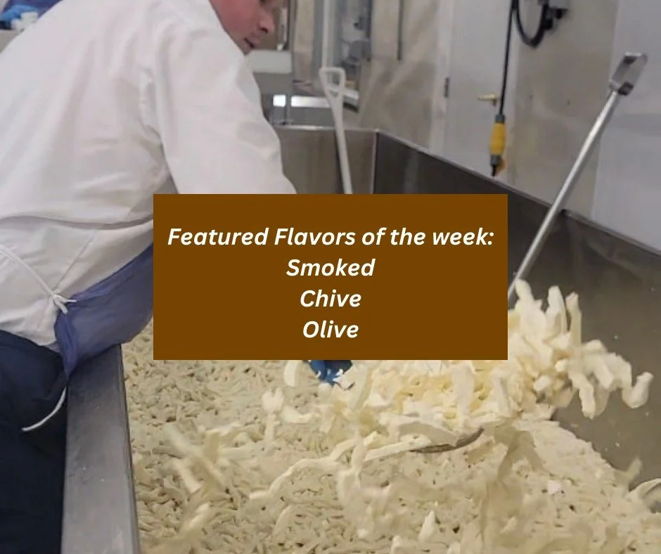🧀 It&rsquo;s Wednesday&hellip; and you know what that means.
Fresh curds + bold flavors = midweek happiness.

This week&rsquo;s lineup 👇

🔥 Smoked Curds
Perfect with BBQ, brisket, or pulled pork.  Big flavor, campfire vibes.

🌿 Chive Curds
Dreamy