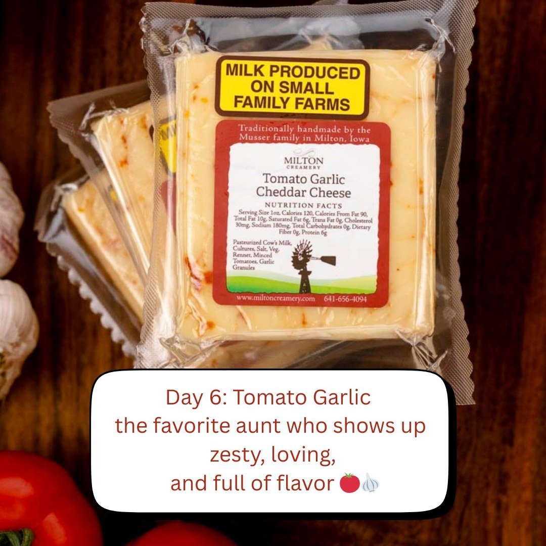 Day 6 - of Meet the Family Cheese Edition-  Let us introduce you to our Favorite Aunt.
She&rsquo;s that favorite aunt&mdash;the one who always pinches your cheeks, tells you you&rsquo;re too skinny, and somehow makes everything better just by showing
