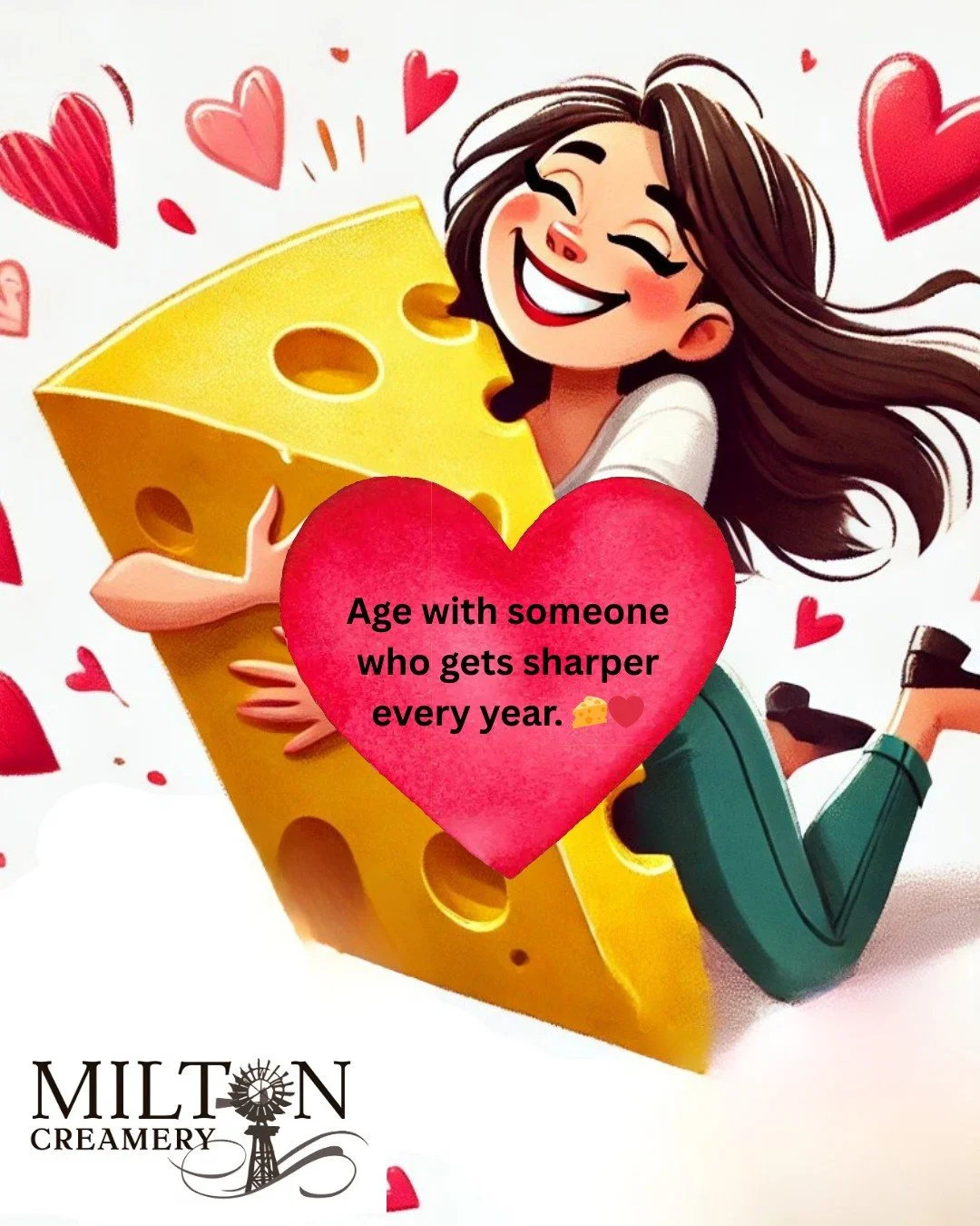 They say relationships take work. We say they take aging. 🧀❤️

Find someone who gets sharper every year&hellip;
crumbles a little under pressure&hellip;
and still makes you smile at first bite.

This Valentine&rsquo;s Day, fall in love with somethin