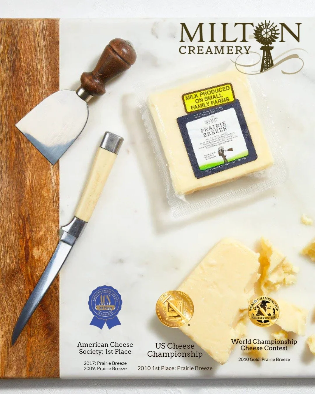 From a small creamery&hellip; with a pretty big reach.

Here in rural Iowa, we&rsquo;re doing what we&rsquo;ve always done &mdash; making cheese the slow, careful way with local milk, simple ingredients, and time-honored methods.

But something inter