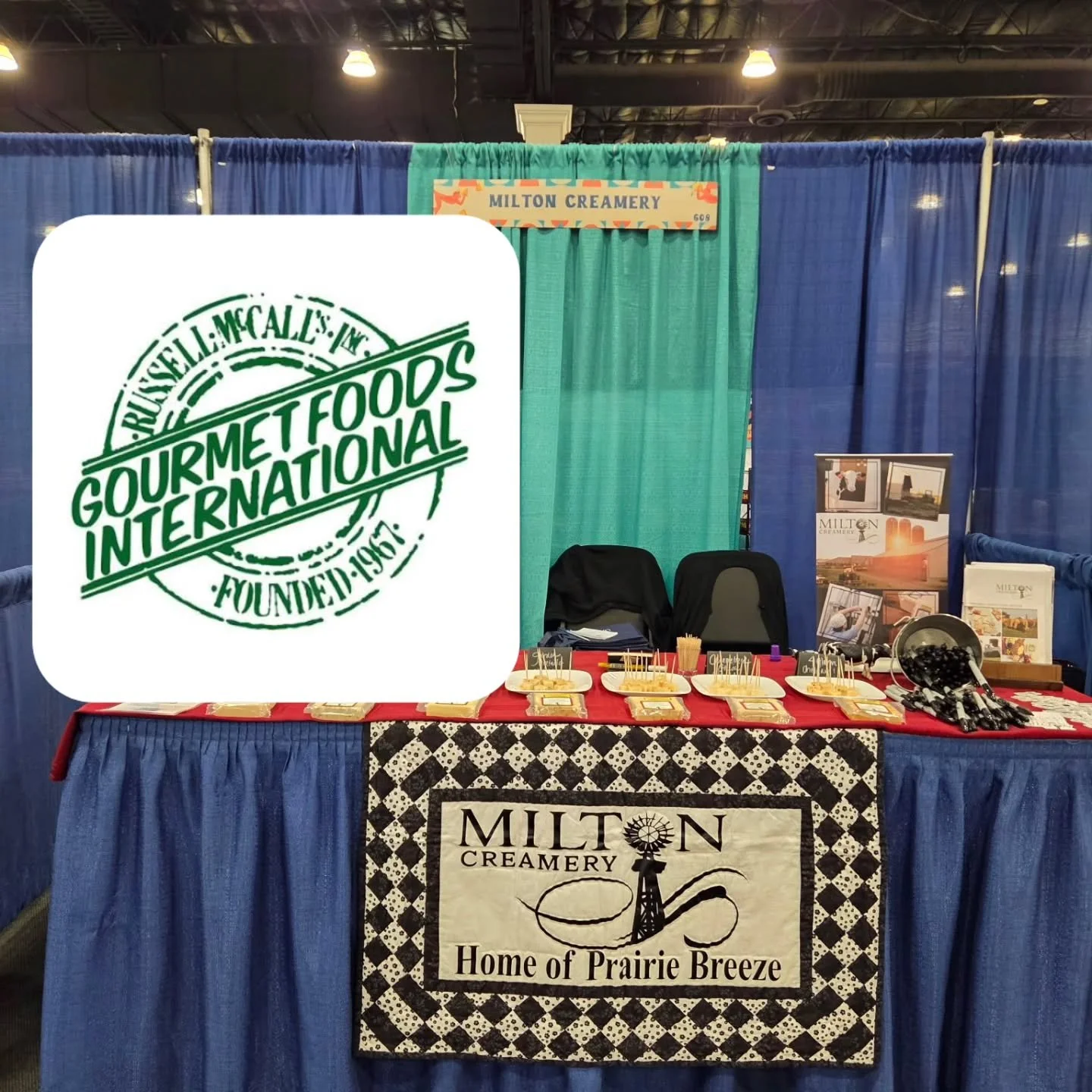 The Milton Creamery crew is at the @gfifoods show in San Diego today! 
Stop by our booth and say Hello &amp; sample our award winning cheeses. 

If you are looking for something unique to add to your deli case, menu or plate, we got you covered with 