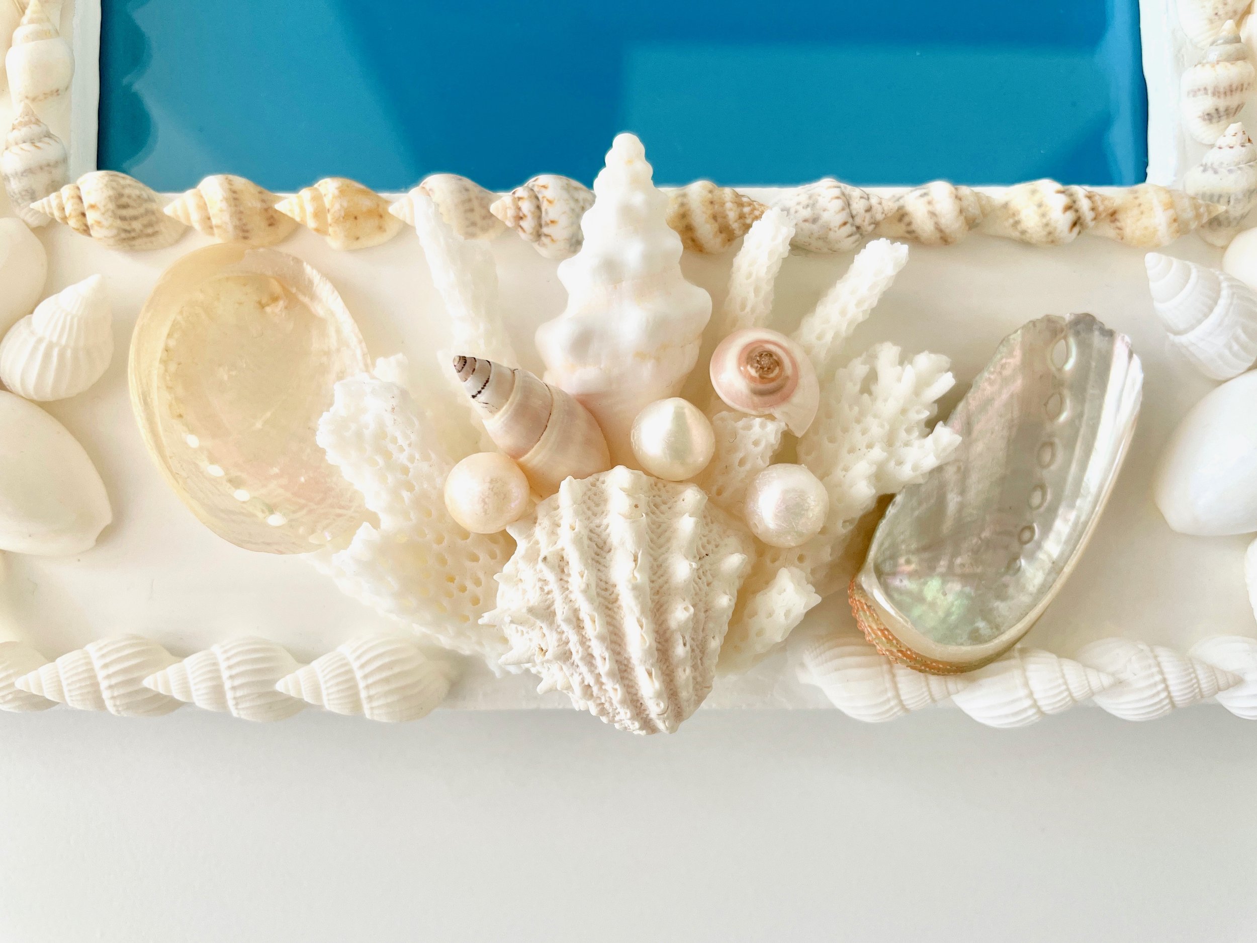 Real Seashell Photo Frame 5x7 White Beach Coastal Decor Beach Wedding Gift Handmade Shell Frame Anniversary Gift Graduation Gift Birthday Gift Christmas Gift Mothers Day Gift
