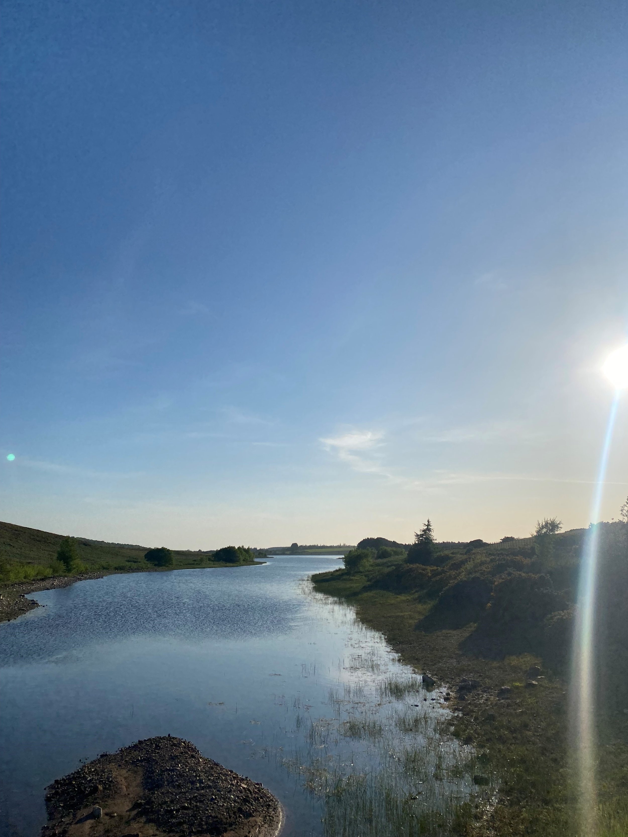 Threipmuir reservoir, April 2024