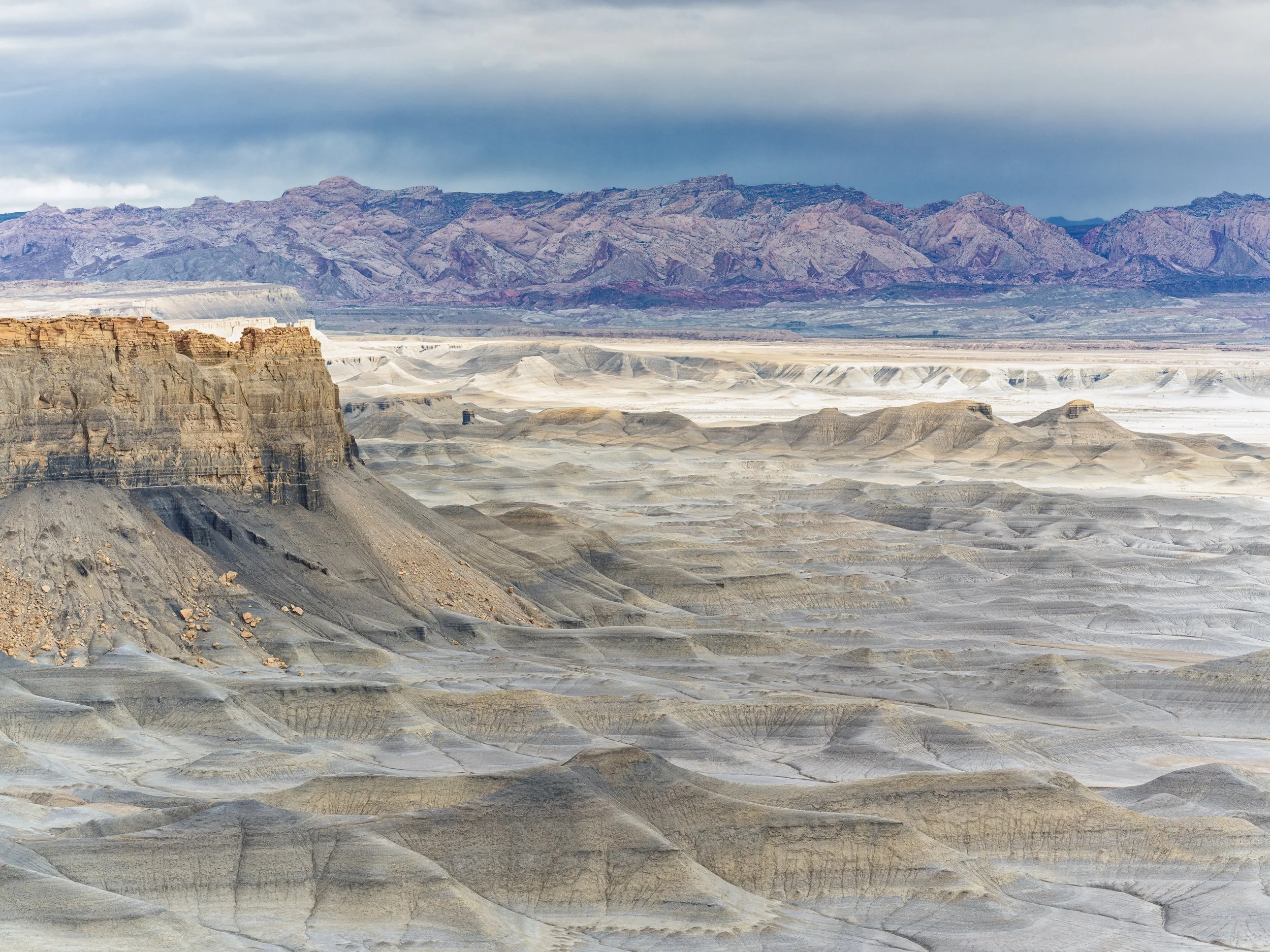 Moonscape Overlook after sunrise.