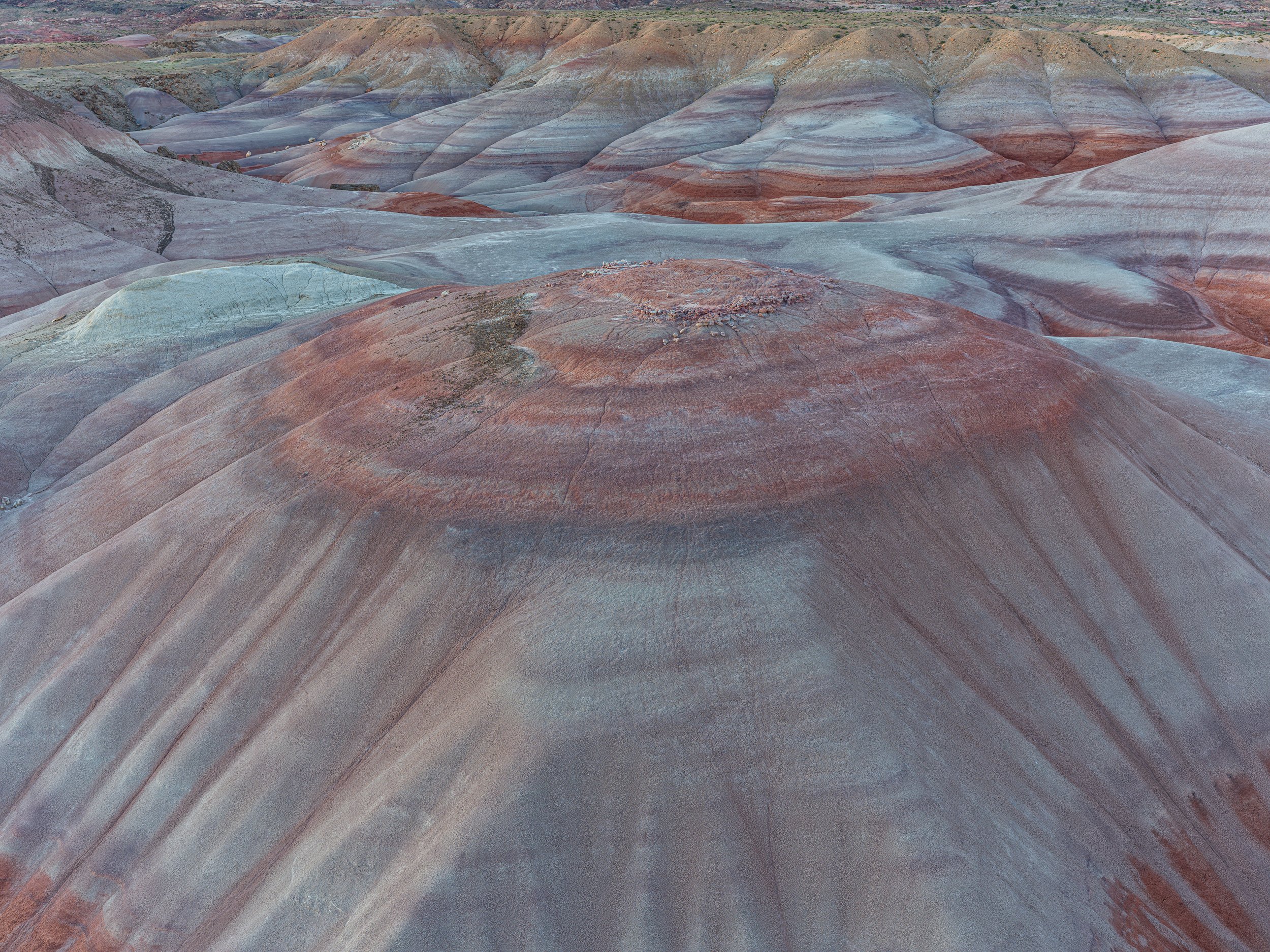 Badlands on the Moonscape floor