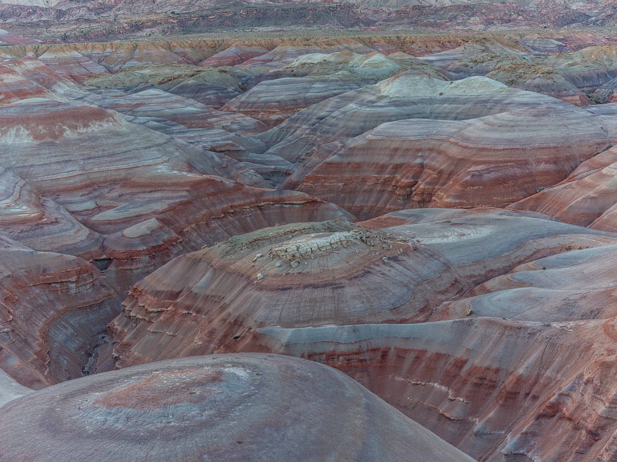 Badlands on the Moonscape Floor