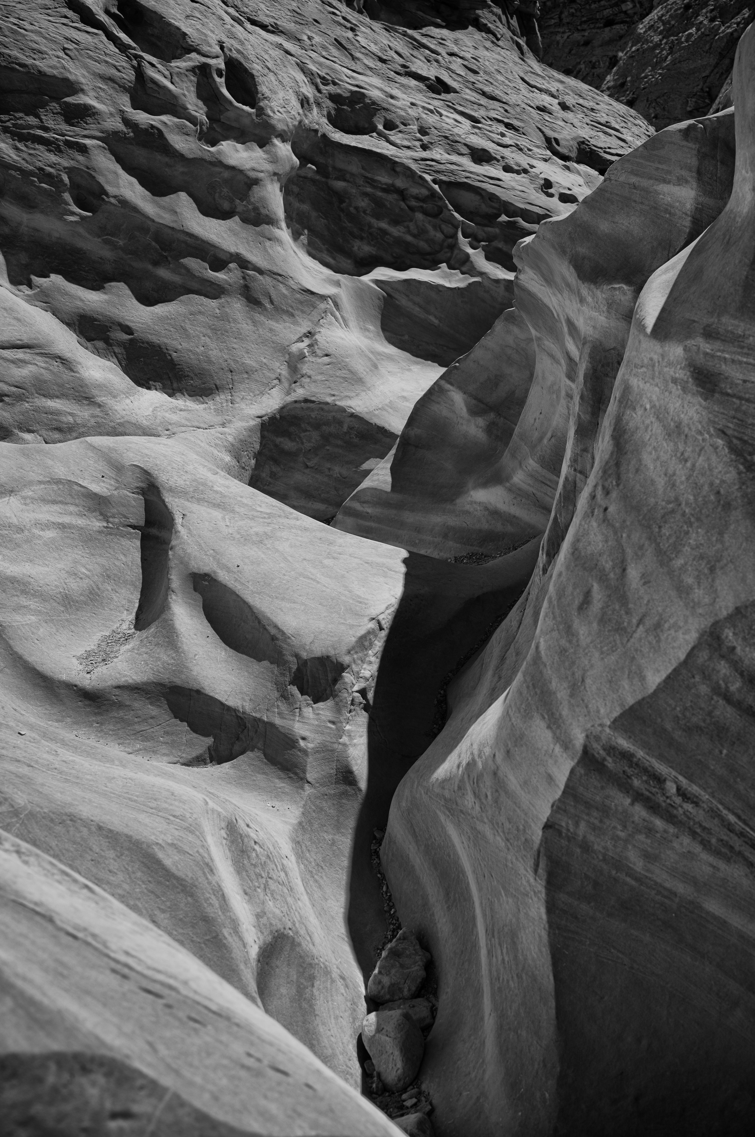 In Little Wild Horse Canyon.