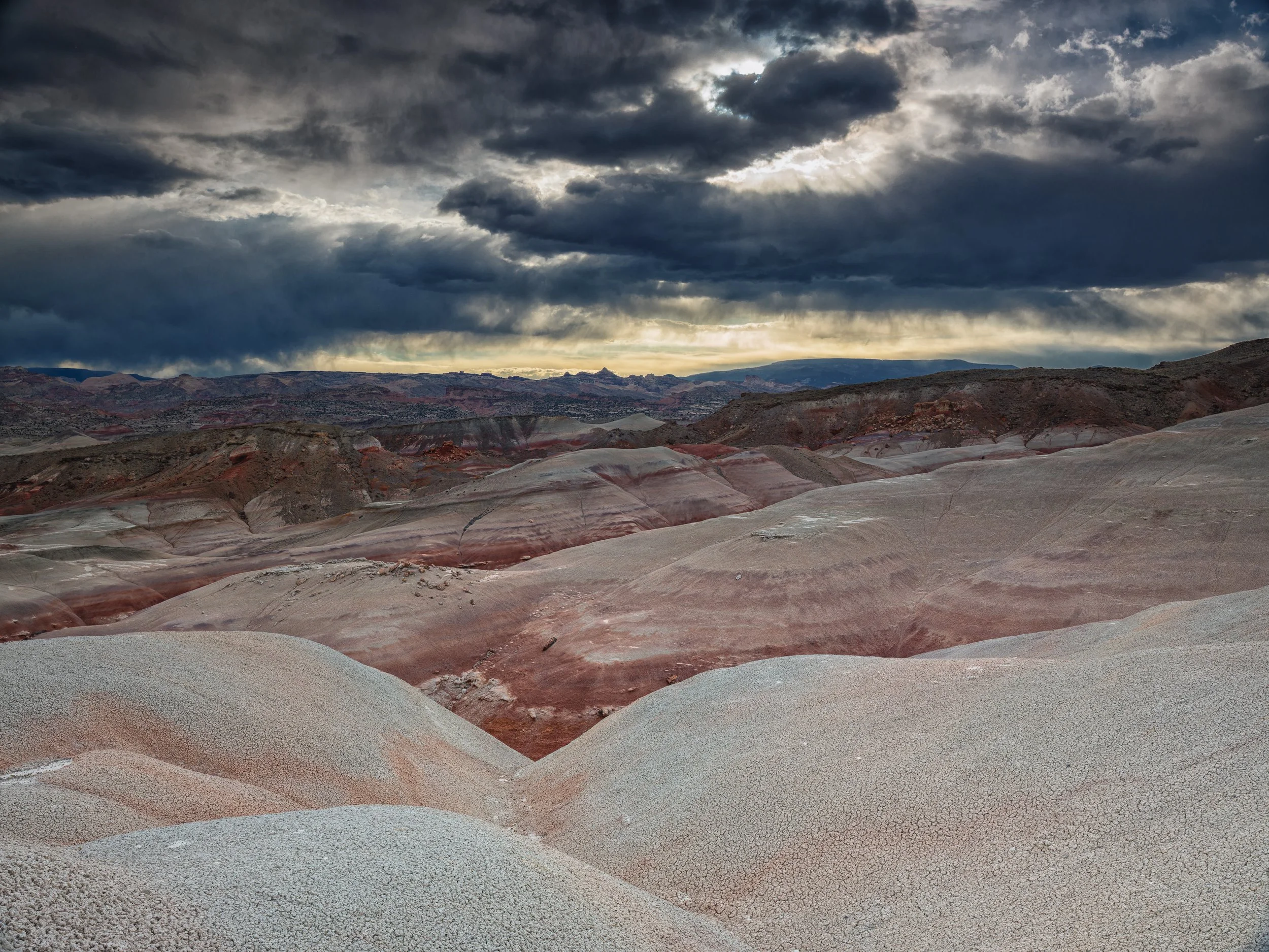 Sunset over Cathedral Valley
