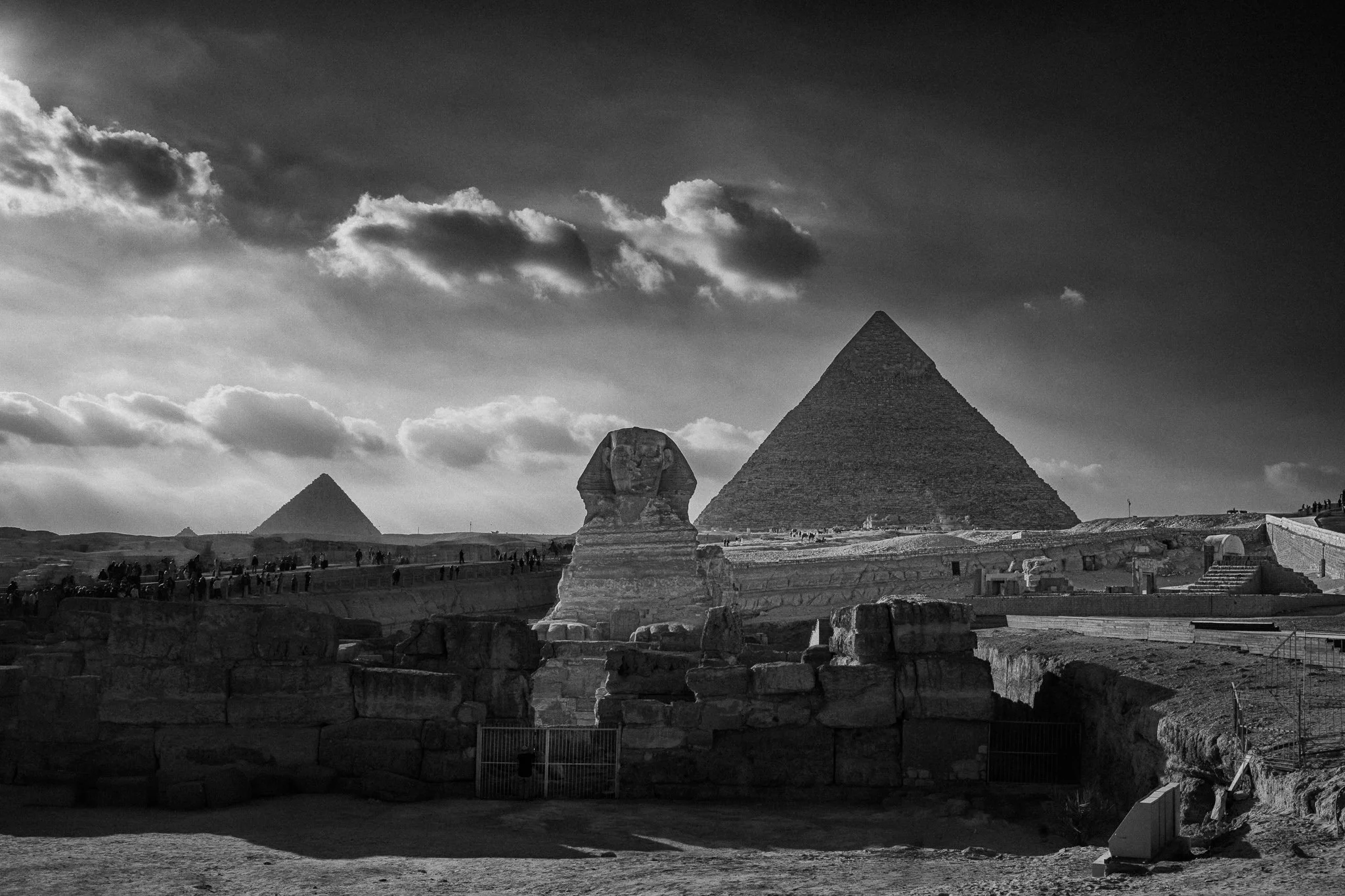 Pyramids and Sphinx, Giza