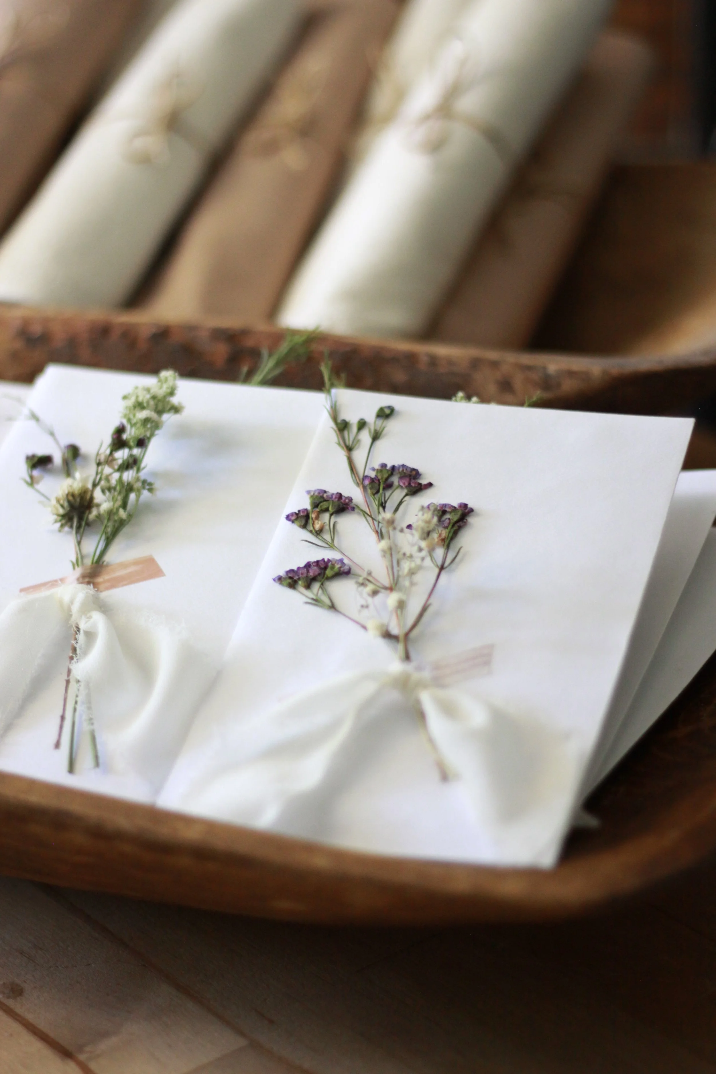Custom-designed gathering details and keepsakes created to extend the guest experience beyond the event.