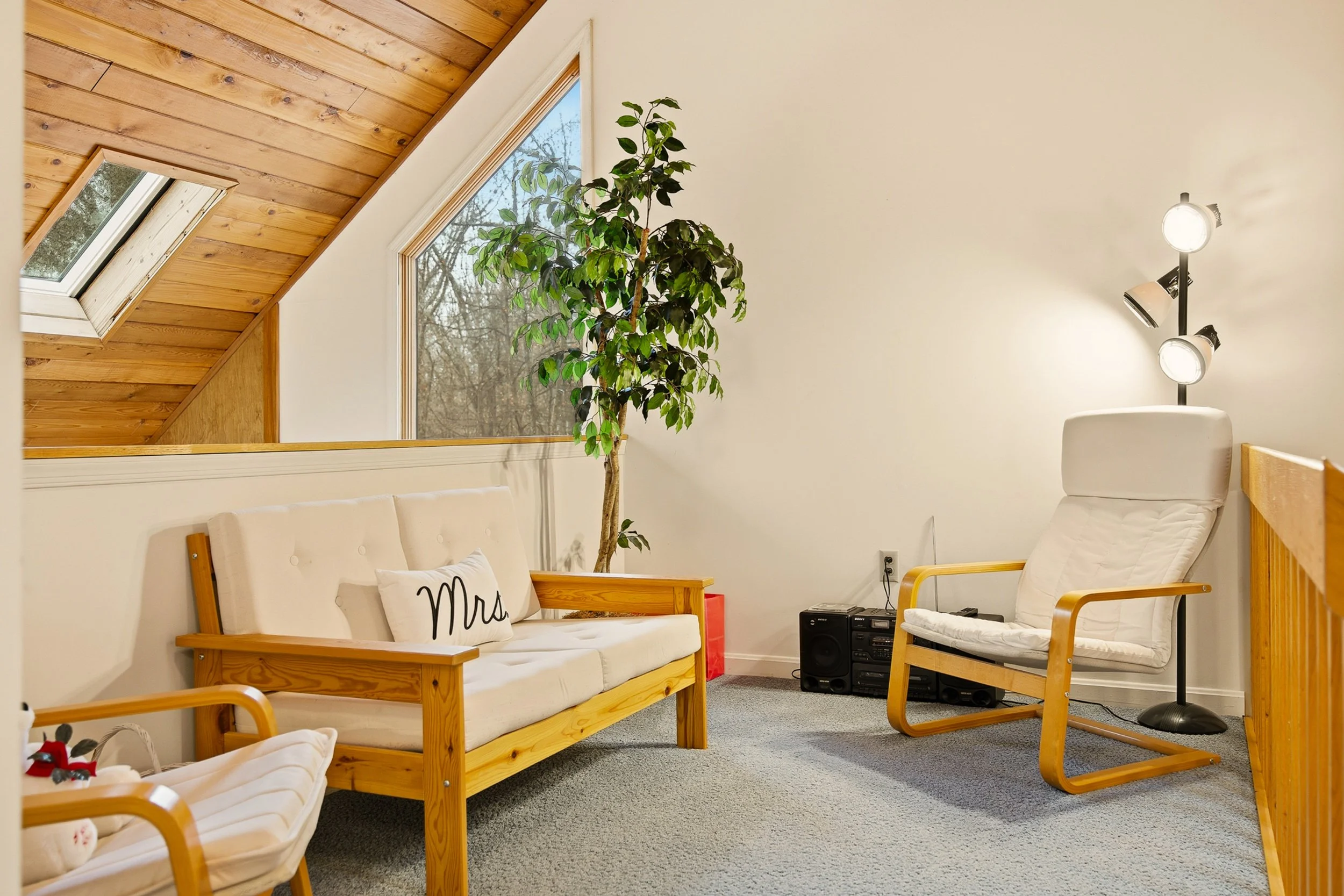 Interior real estate photography highlighting natural light in a Martinsburg West Virginia home