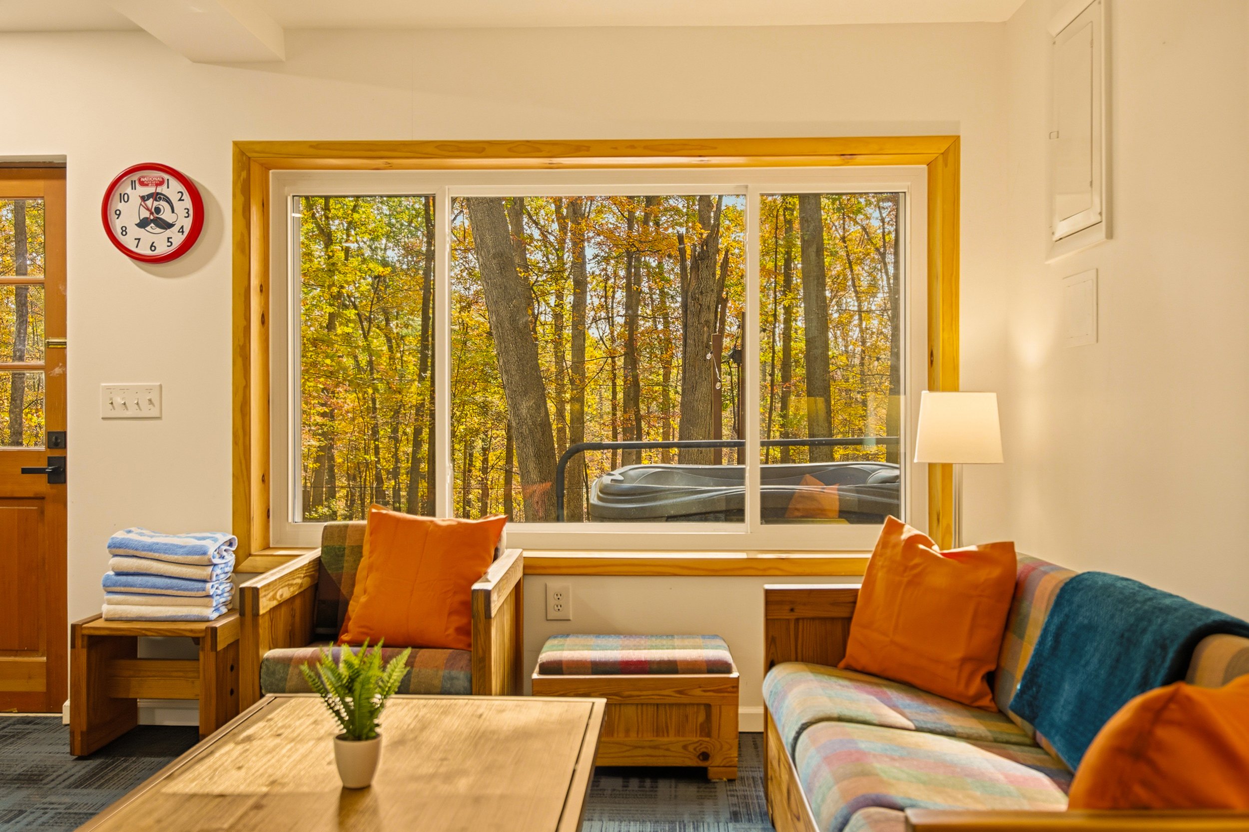 Bright living room photographed by a Martinsburg West Virginia real estate photographer