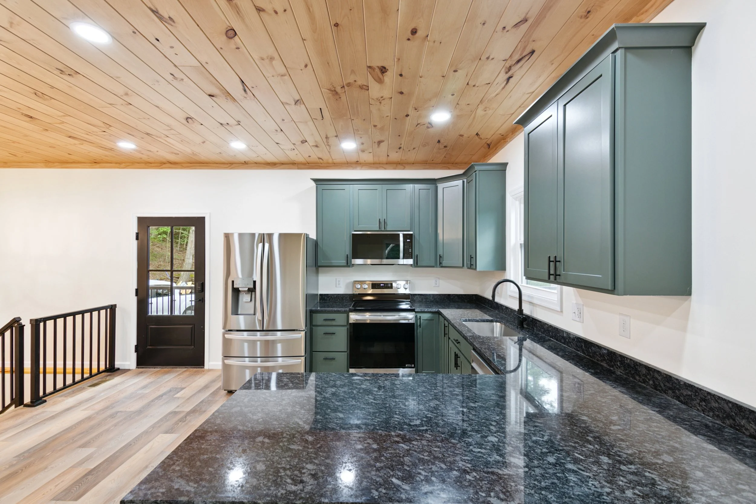 Clean modern kitchen interior photography for a Martinsburg West Virginia home listing