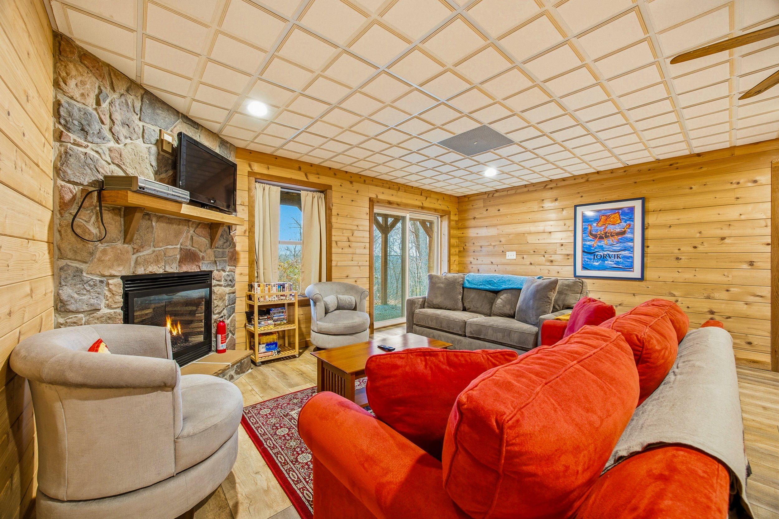 Bright living room photographed by a Martinsburg West Virginia real estate photographer