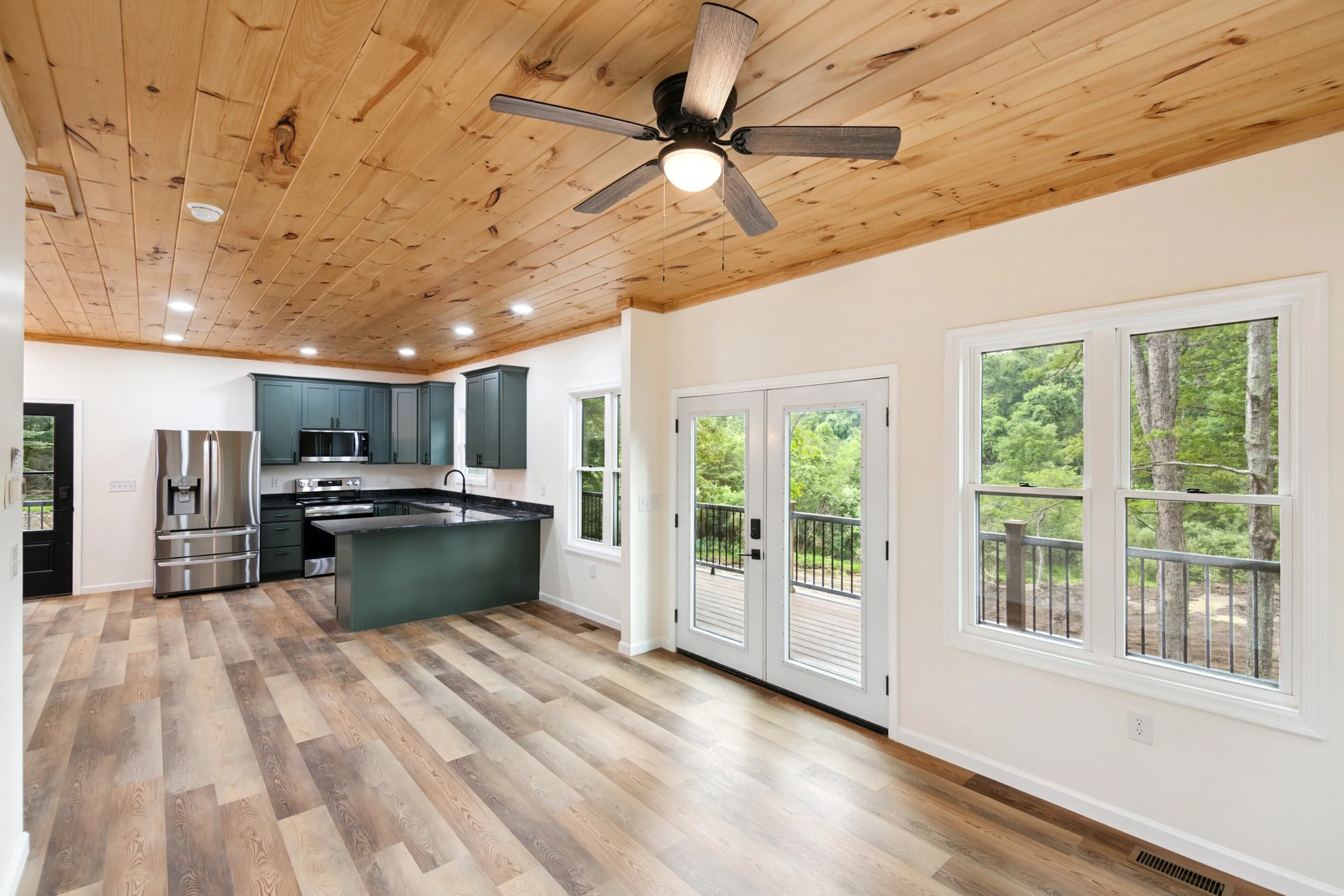 Clean modern kitchen interior photography for a Martinsburg West Virginia home listing