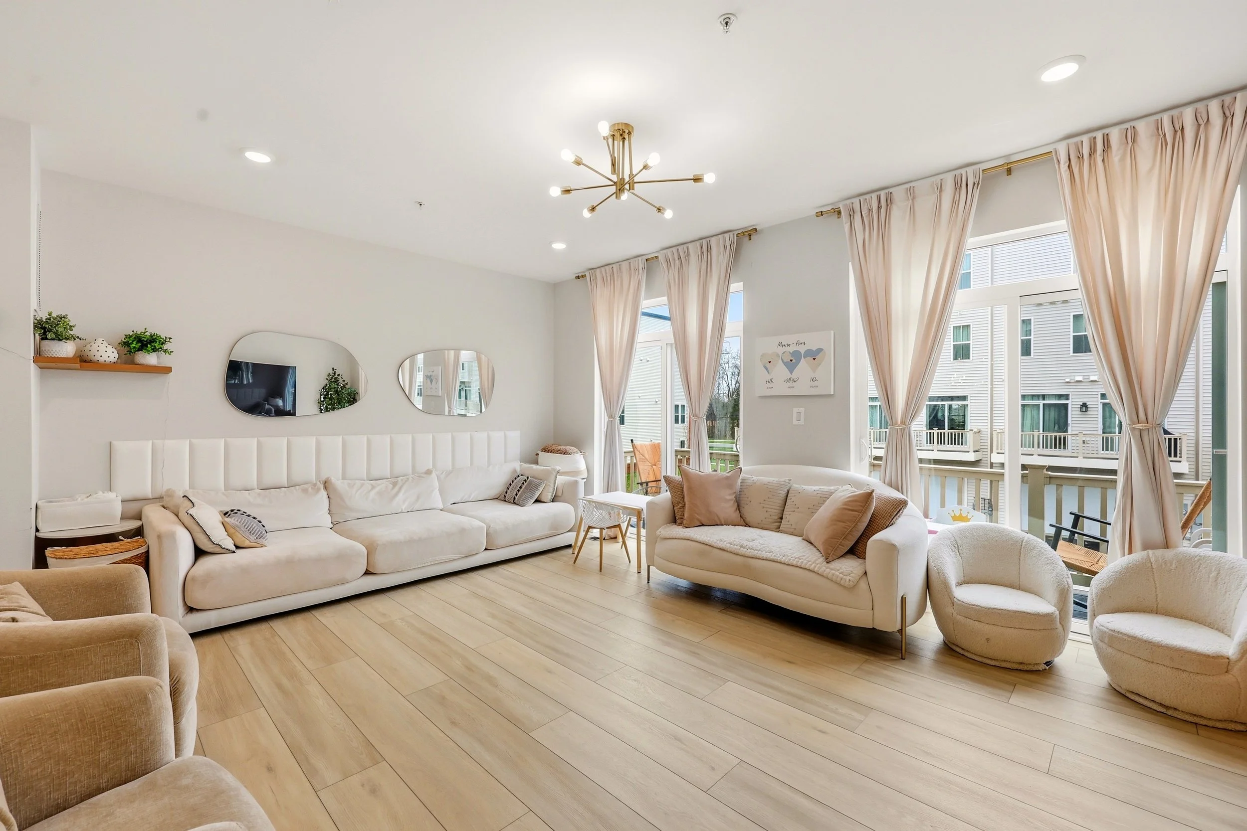 Interior real estate photography highlighting natural light in a Martinsburg wv home