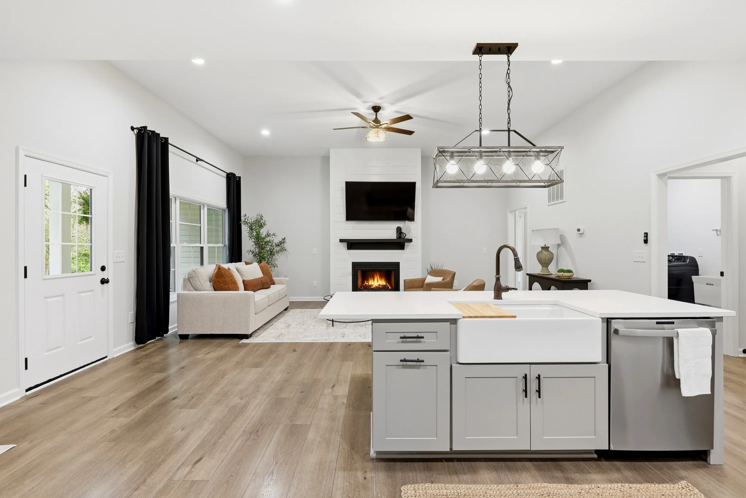 kitchen real estate photography highlighting natural light in a Martinsburg wv home