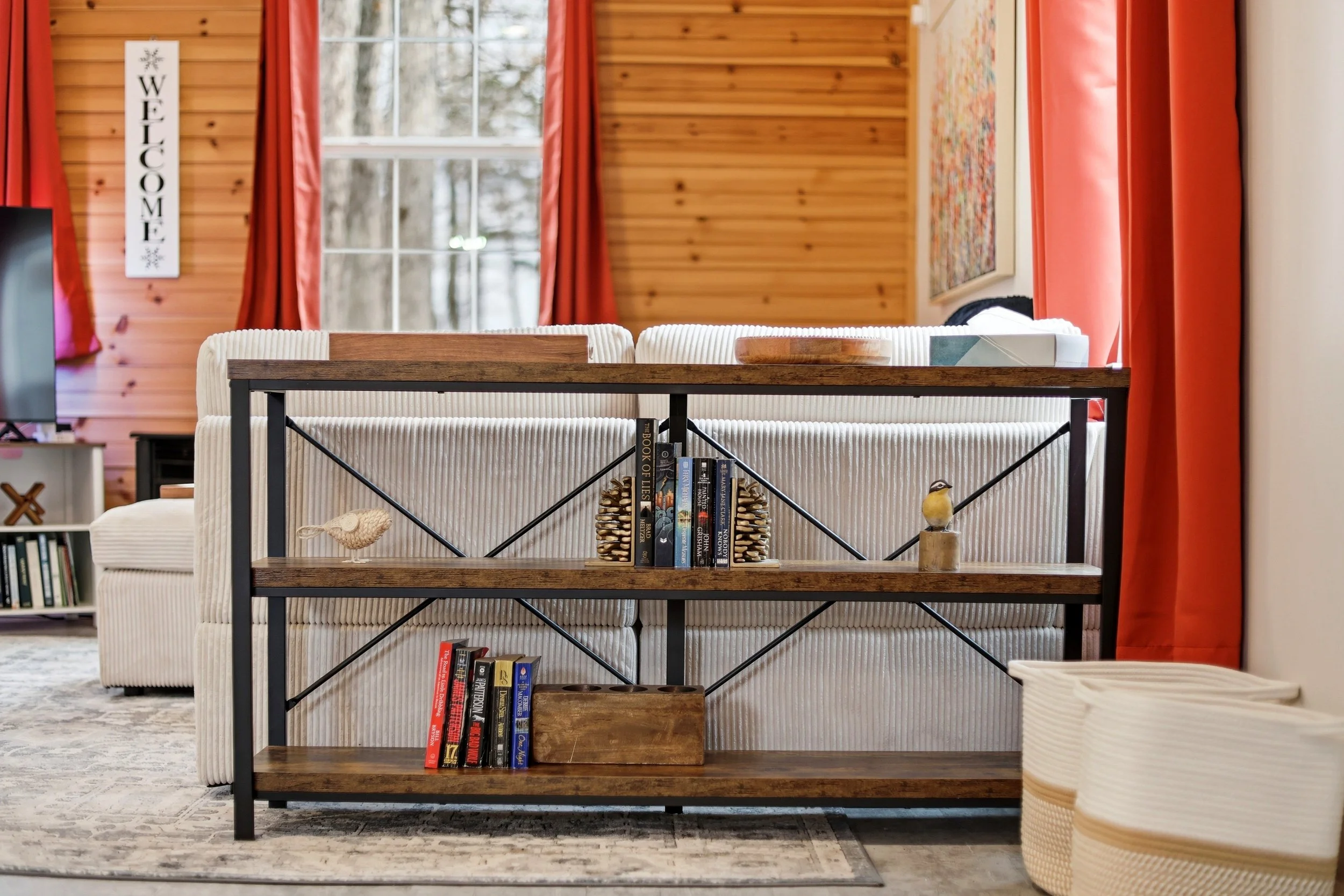 Airbnb Short term rental real estate photography highlighting natural light in a Berkeley Springs WV short term rental 