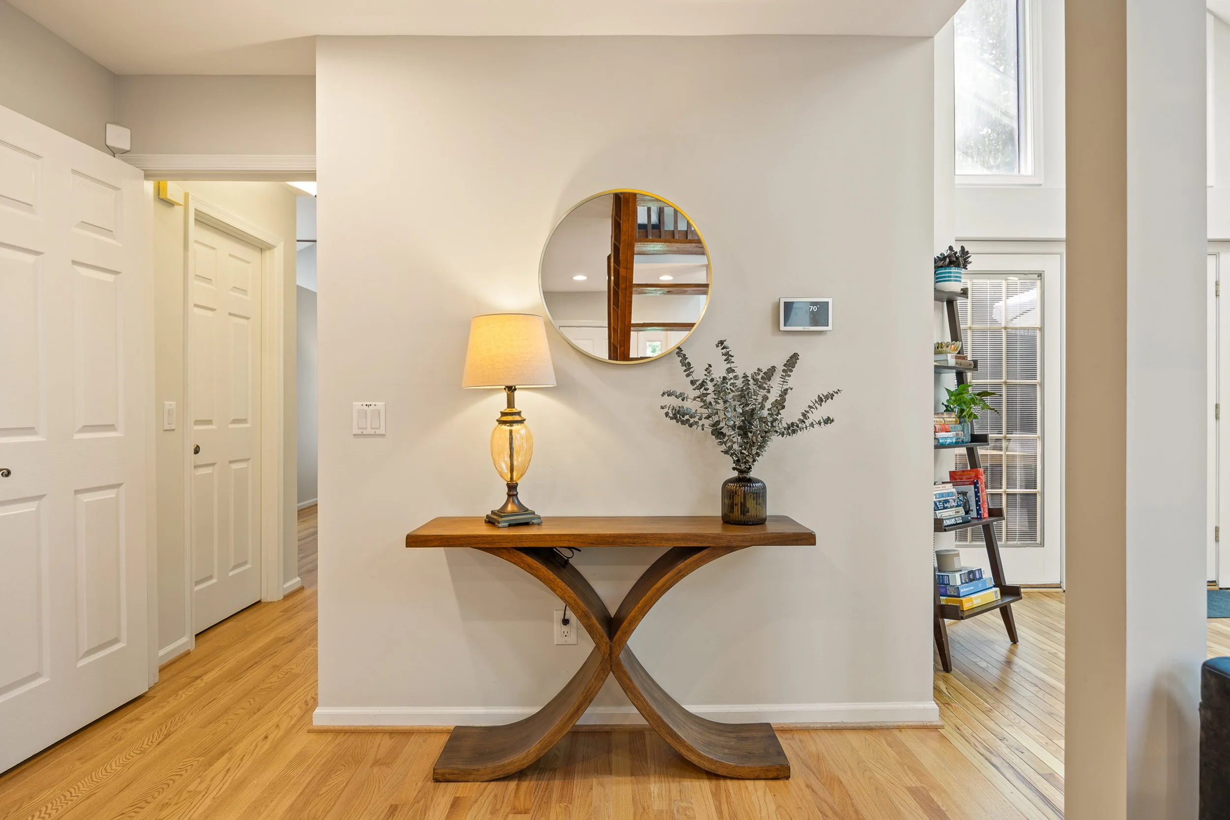 Bright living room photographed by a Martinsburg West Virginia real estate photographer