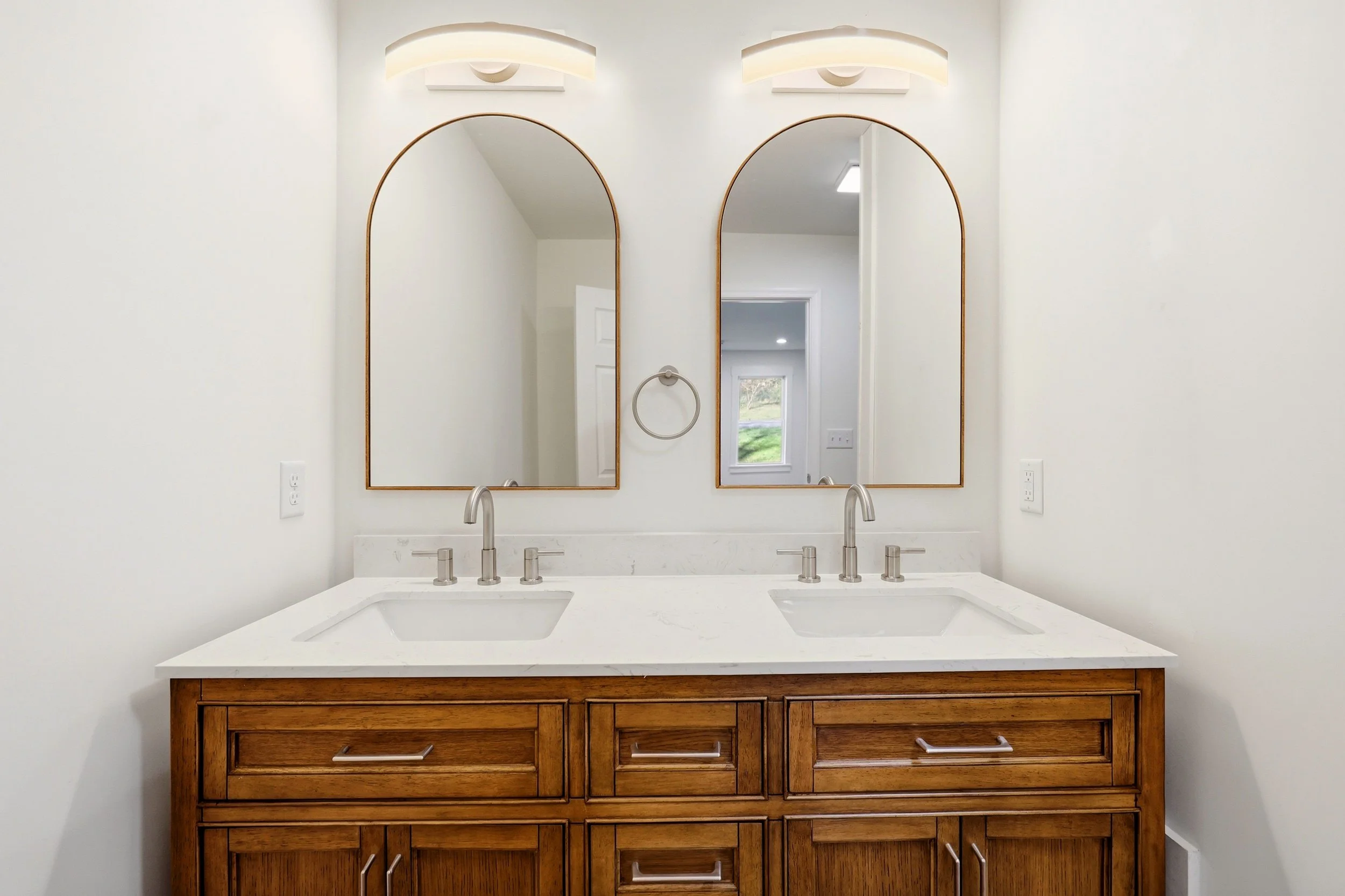 Bathroom real estate photography highlighting natural light in a Martinsburg wv home