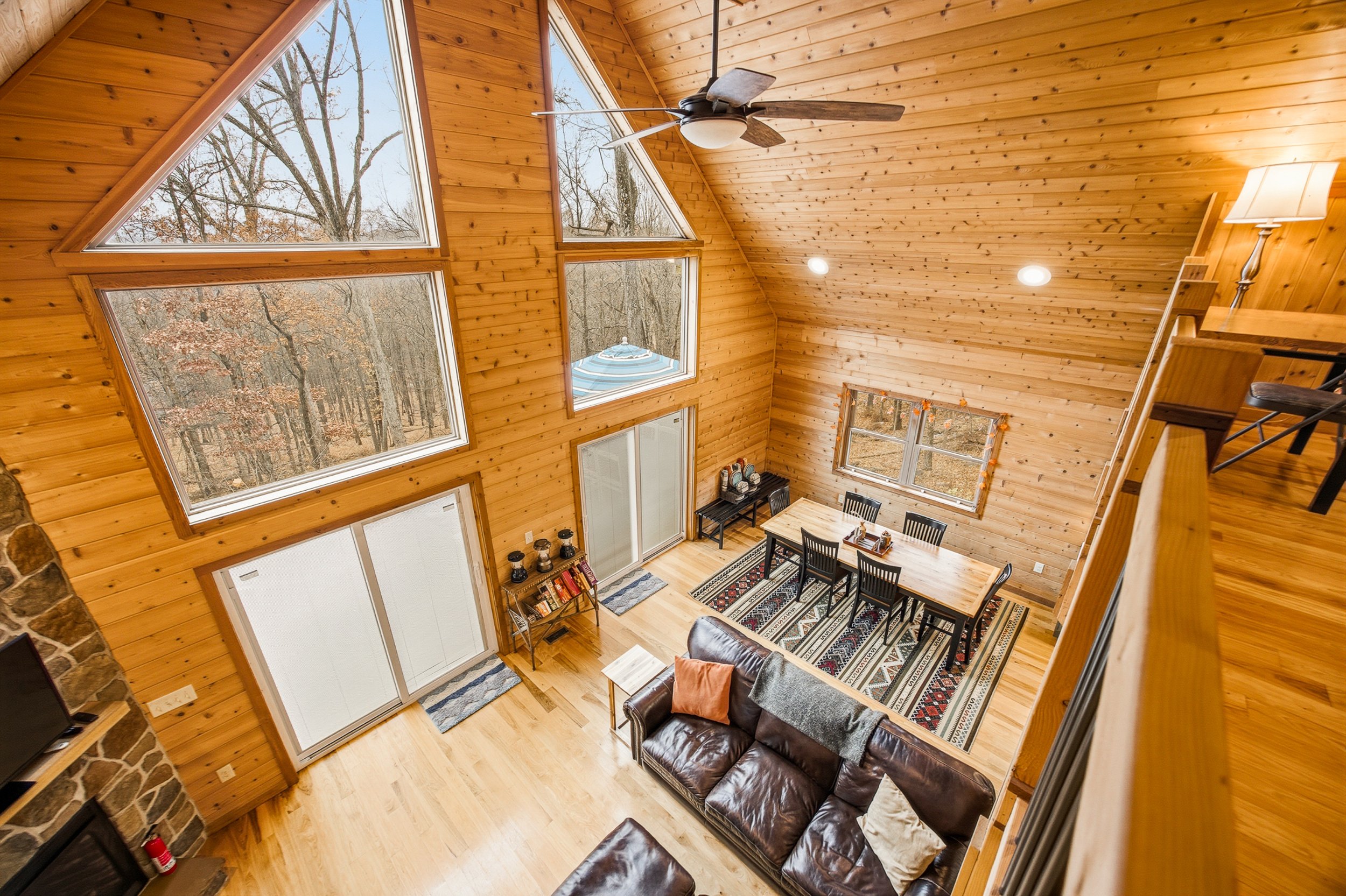 Bright living room photographed by a Martinsburg West Virginia real estate photographer