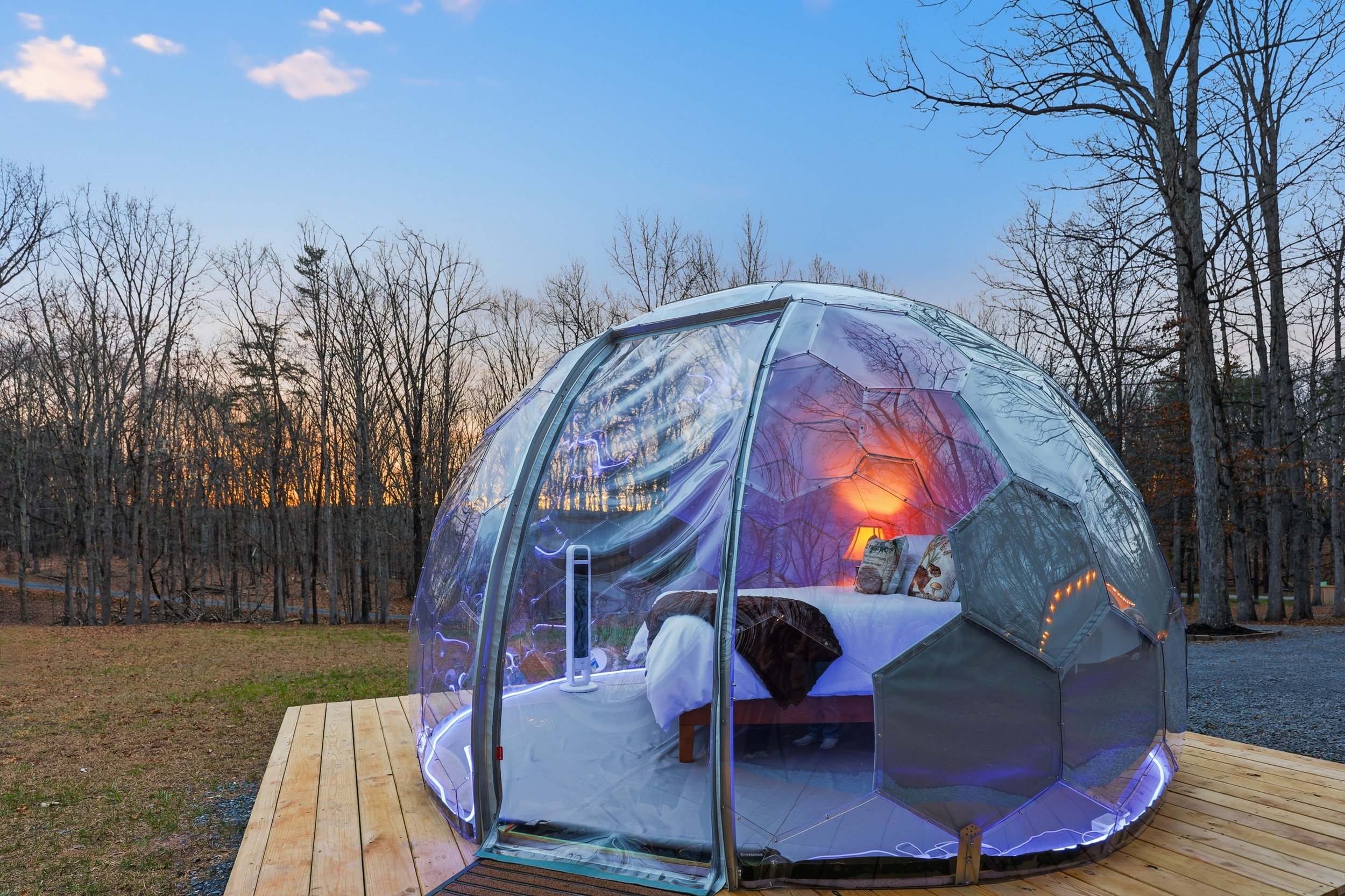 Airbnb Short term rental real estate photography highlighting natural light in a Berkeley Springs WV short term rental 