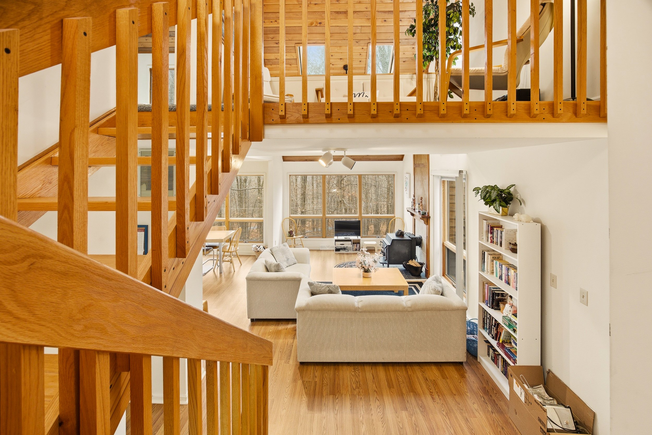 Interior real estate photography highlighting natural light in a Martinsburg West Virginia  home