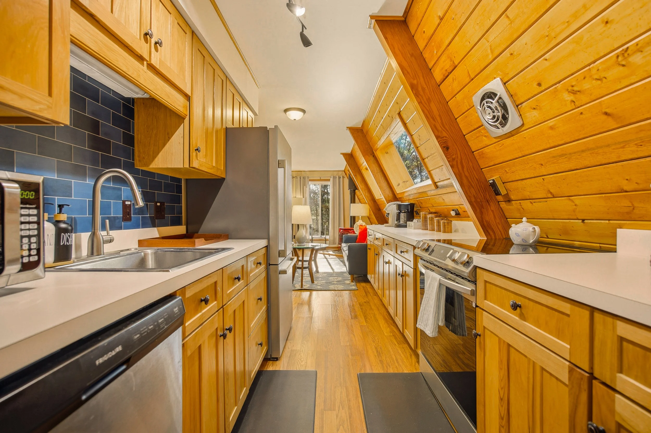Clean modern kitchen interior photography for a Martinsburg West Virginia home listing