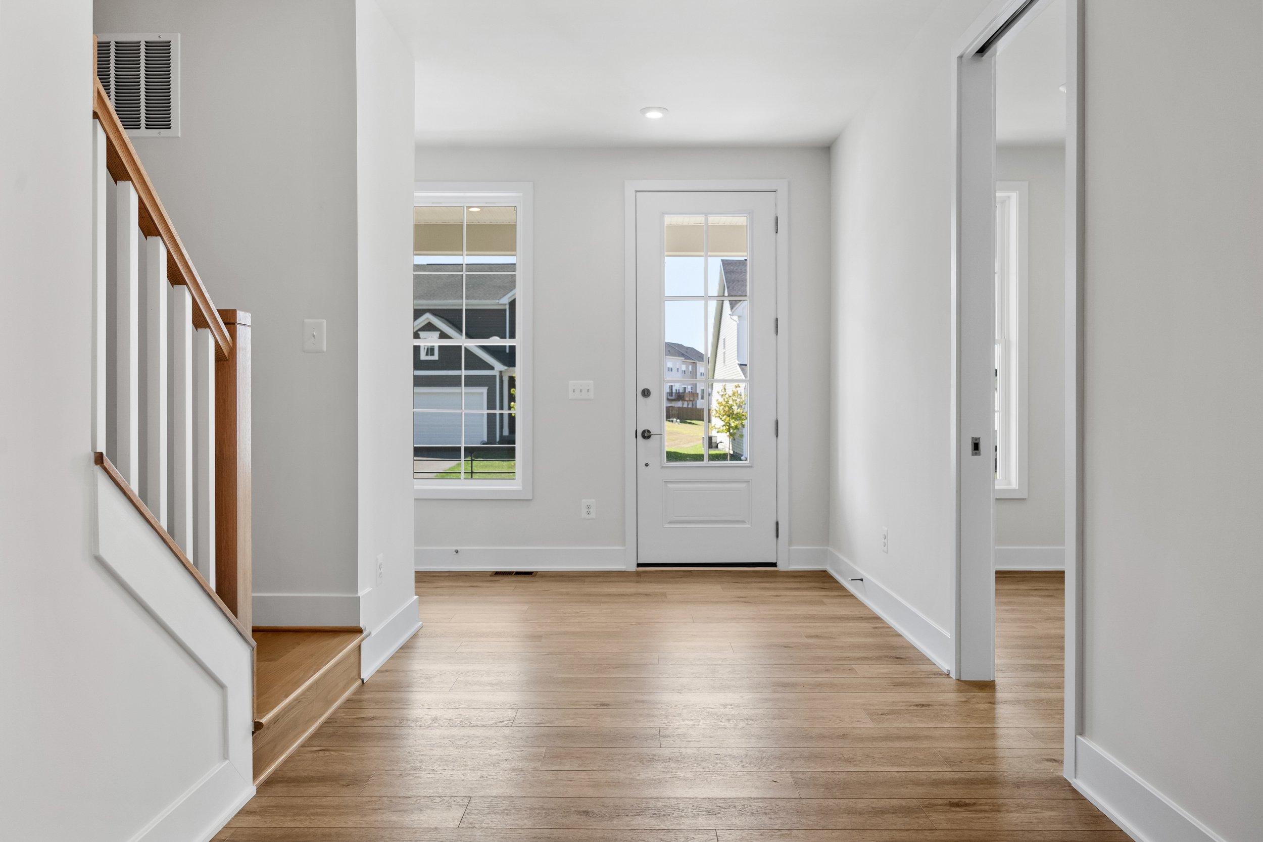 Interior real estate photography highlighting natural light in a Martinsburg West Virginia home