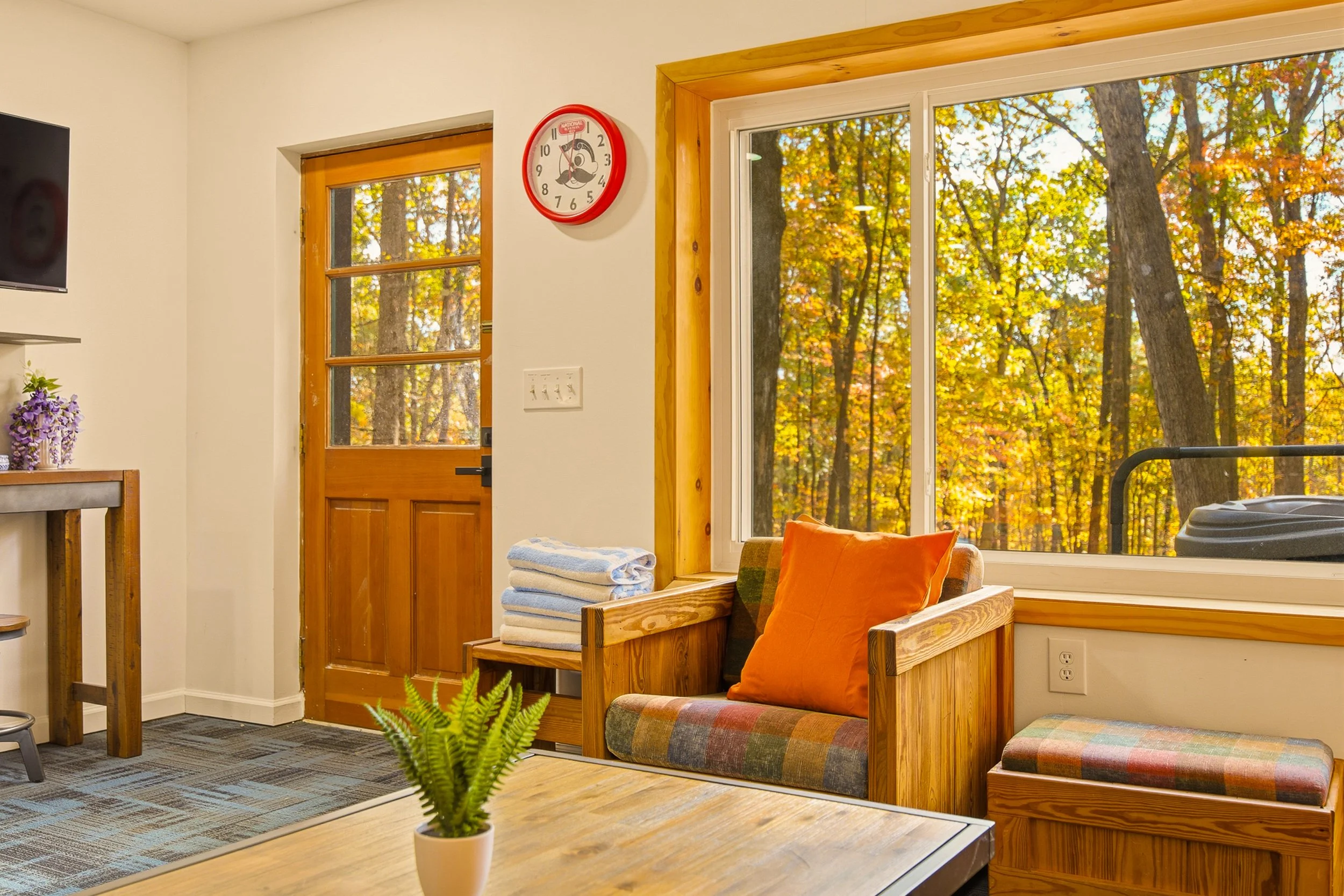 Bright living room photographed by a Martinsburg West Virginia real estate photographer