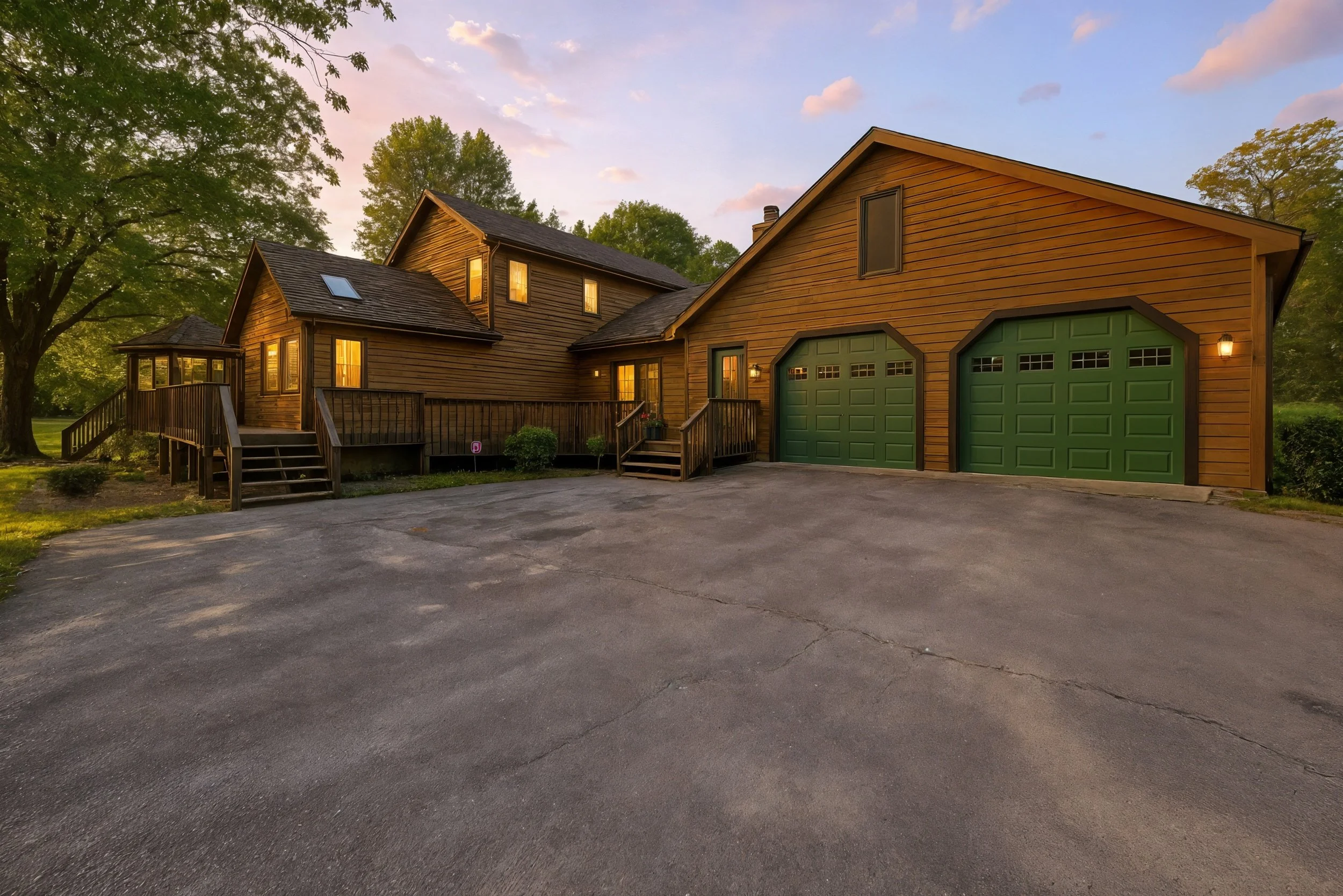Front of a single family home photographed for a real estate listing in West Virginia