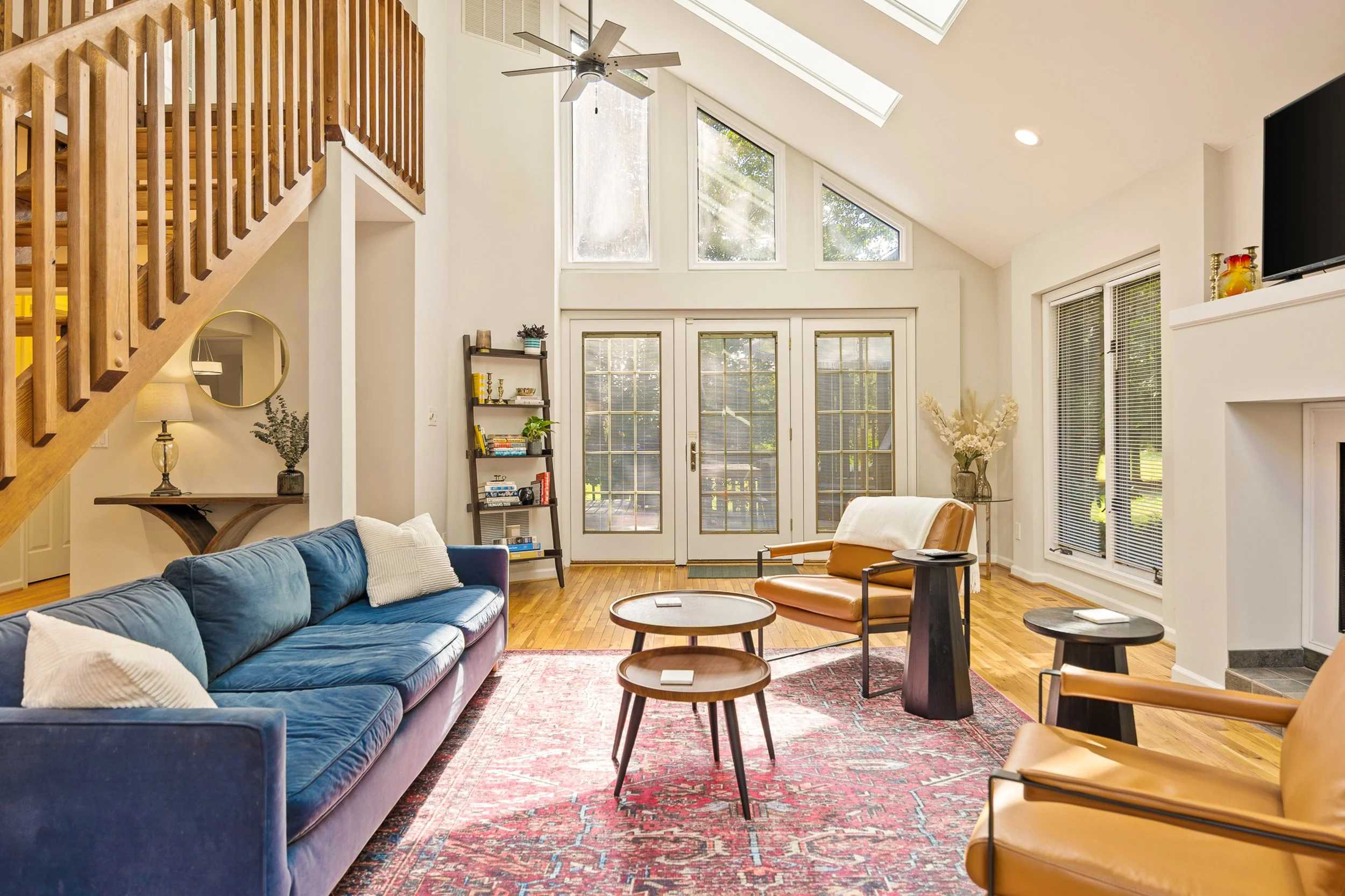 Interior real estate photography highlighting natural light in a Harpers Ferry WV home