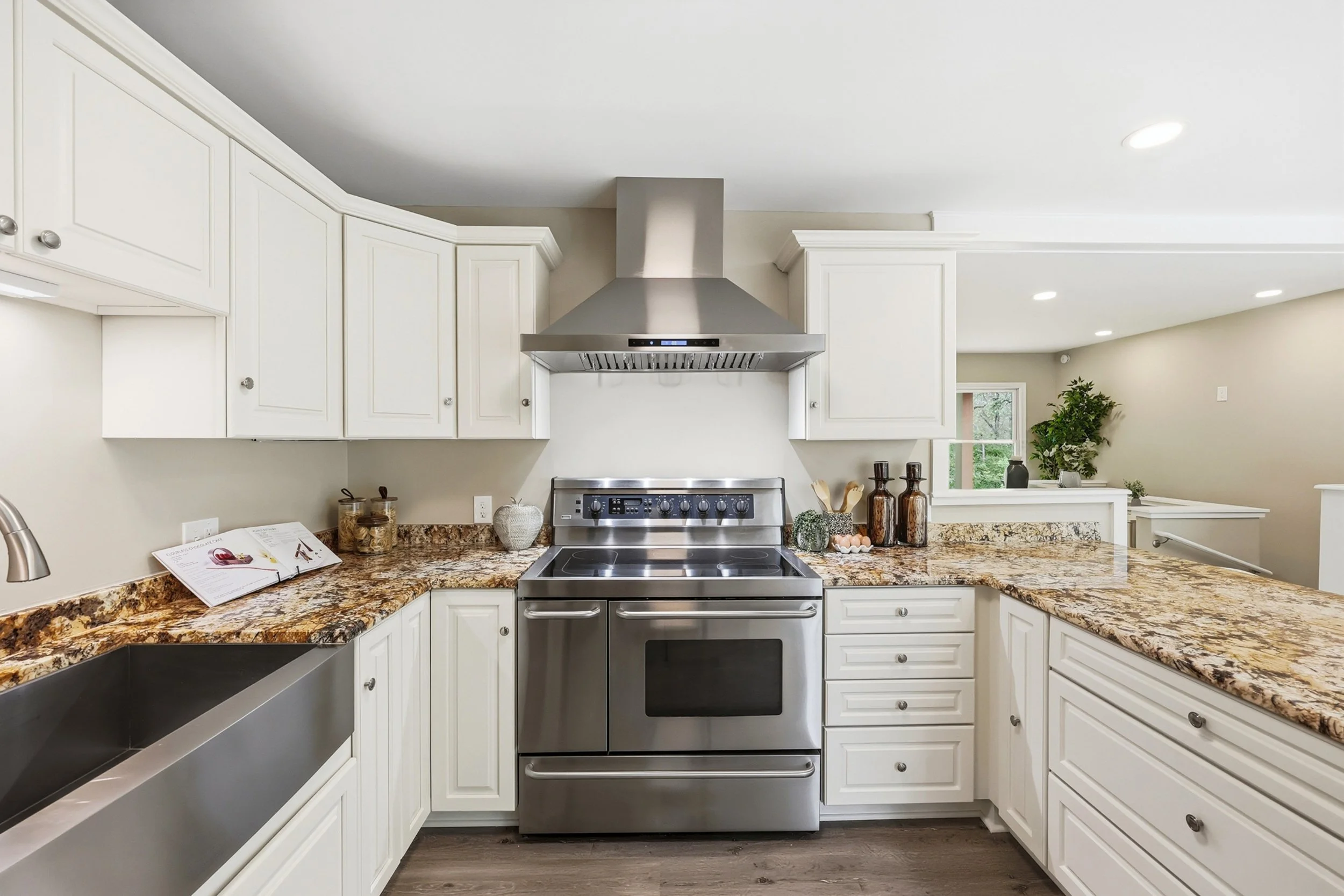 kitchen real estate photography highlighting natural light in a Martinsburg wv home