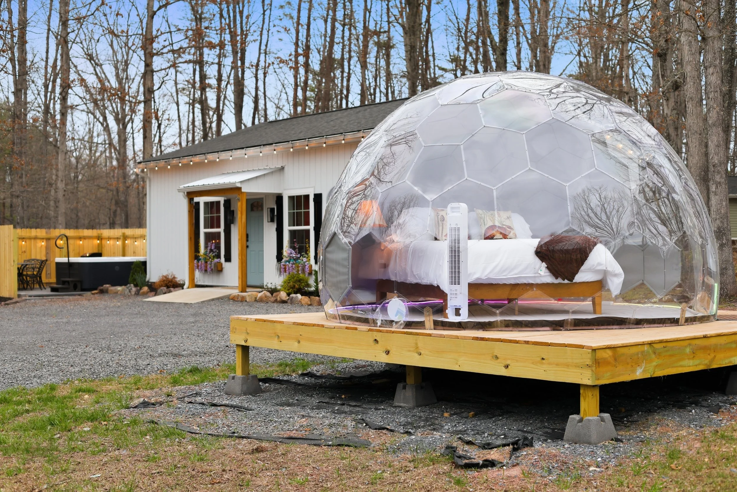 Airbnb Short term rental real estate photography highlighting natural light in a Berkeley Springs WV short term rental 