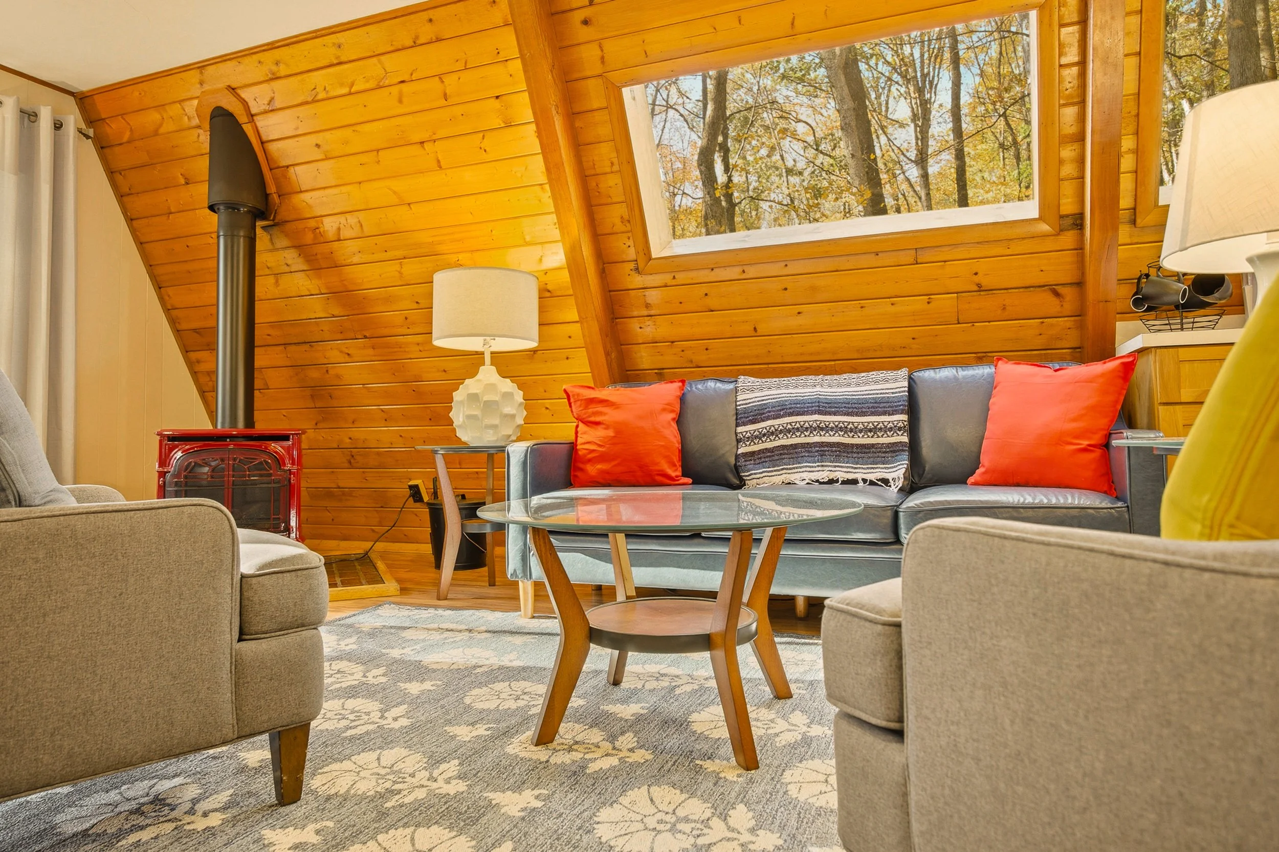 Bright living room photographed by a Martinsburg West Virginia  real estate photographer