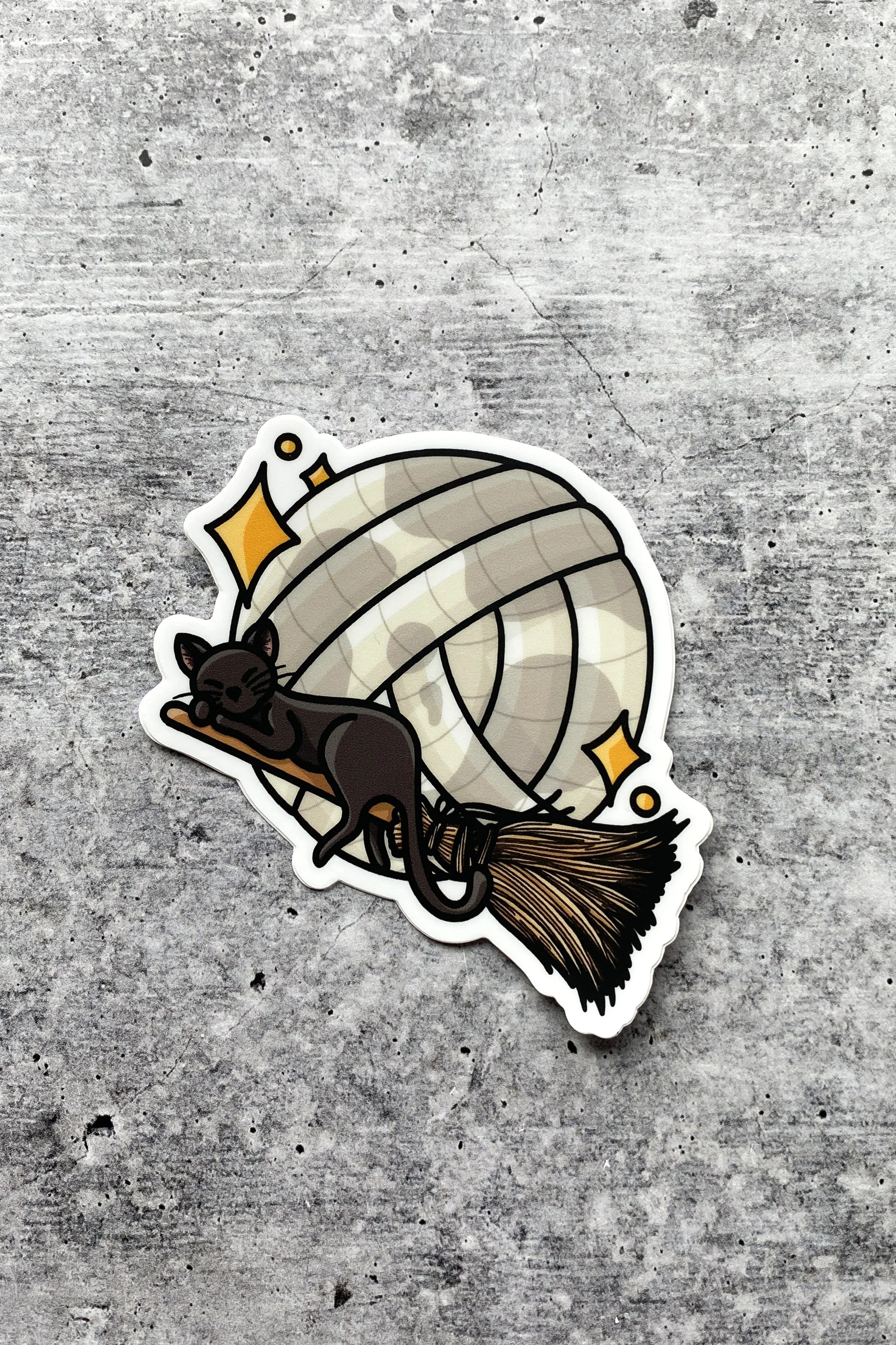 Witchy Kitty Sticker