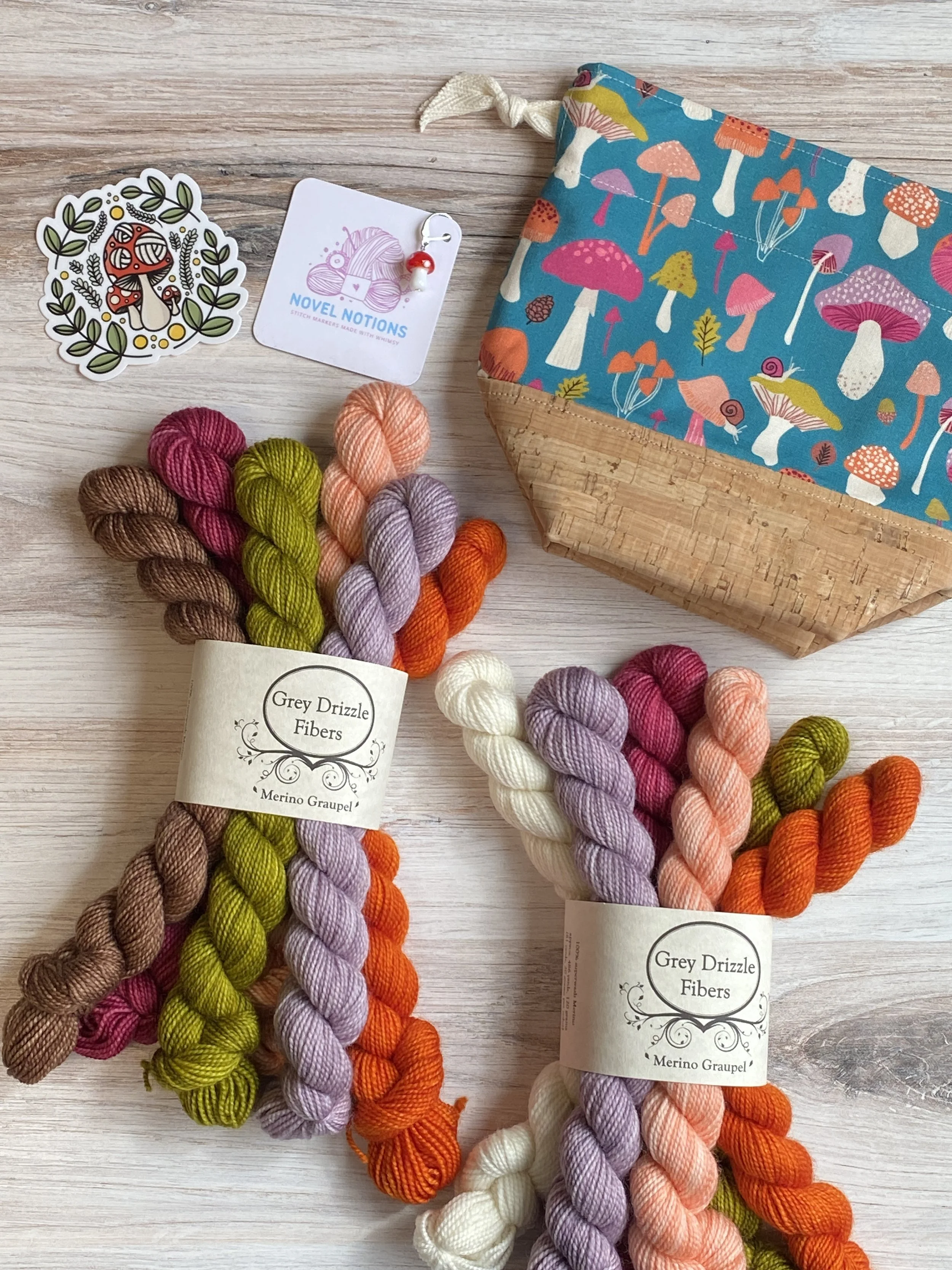 Vibrant Mushroom Collection: A Positively Drizzly Collab