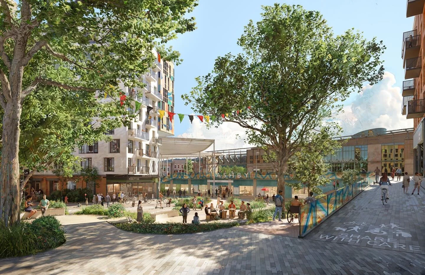 🚇 September is Transit Month, a time to celebrate and fight for public transit as a public good, and we&rsquo;re spotlighting two projects that show what&rsquo;s possible when we treat public land as a public good.

Organizations like @seamlessbayar