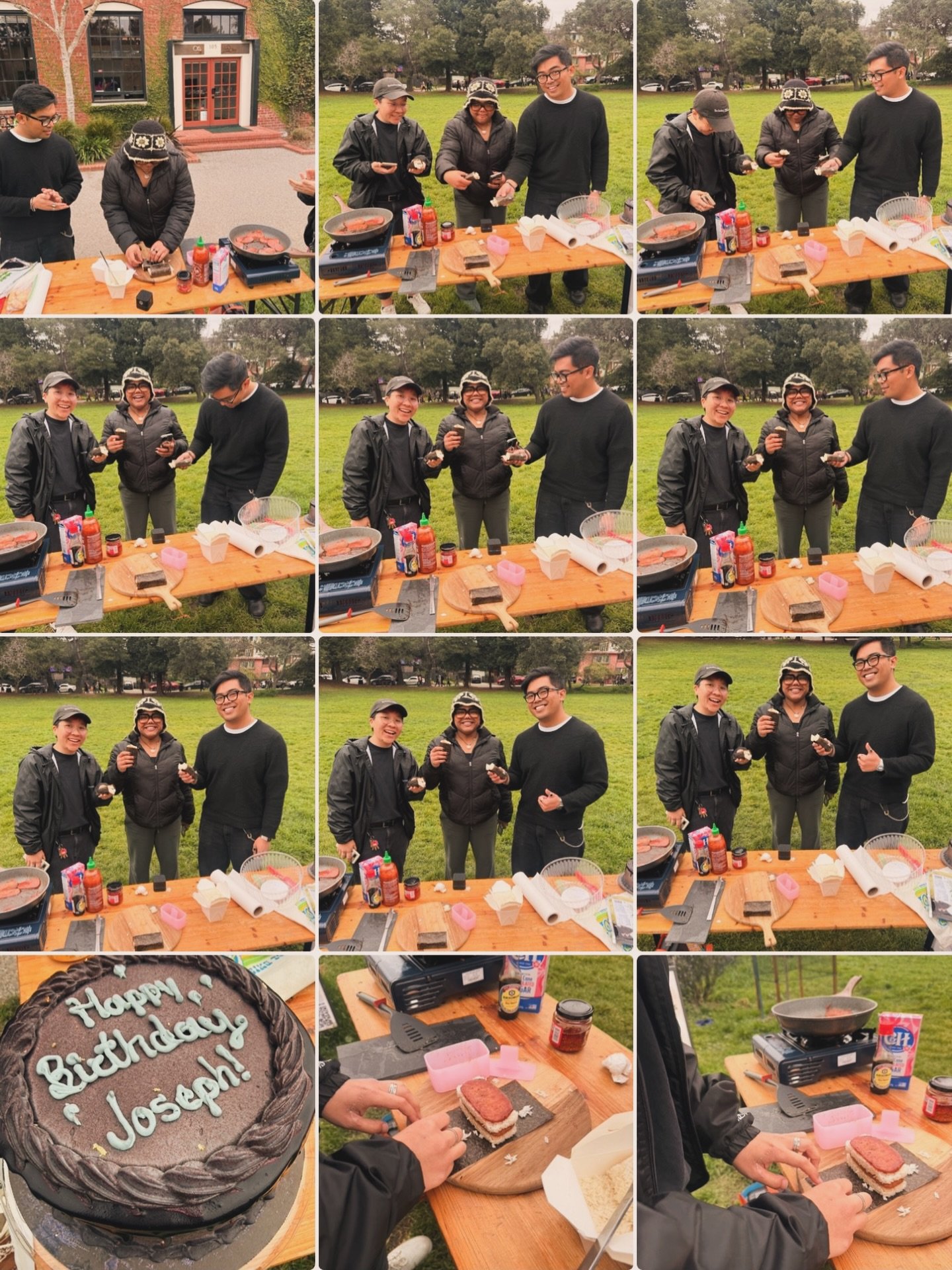 Happy Birthday Joseph! Black and grey ice cream cake, and one exam left until licensure! Joseph has been involved in nearly every YCA project over the past 4 years! Essential to our team! I&rsquo;ve never eaten a black cake, or SPAM before, but first