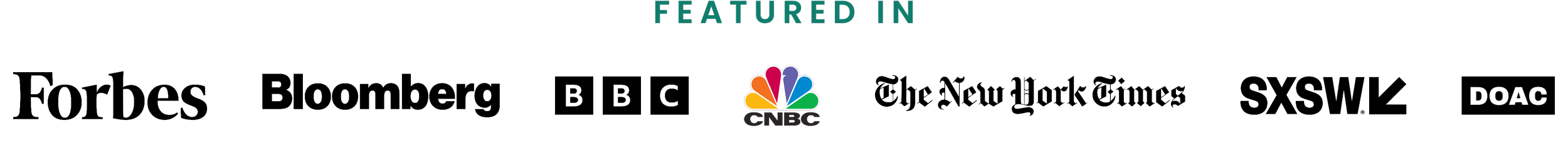 Featured in Forbes, Bloomberg, BBC, CNBC, The New York Times, SXSW, and The Diary Of A CEO
