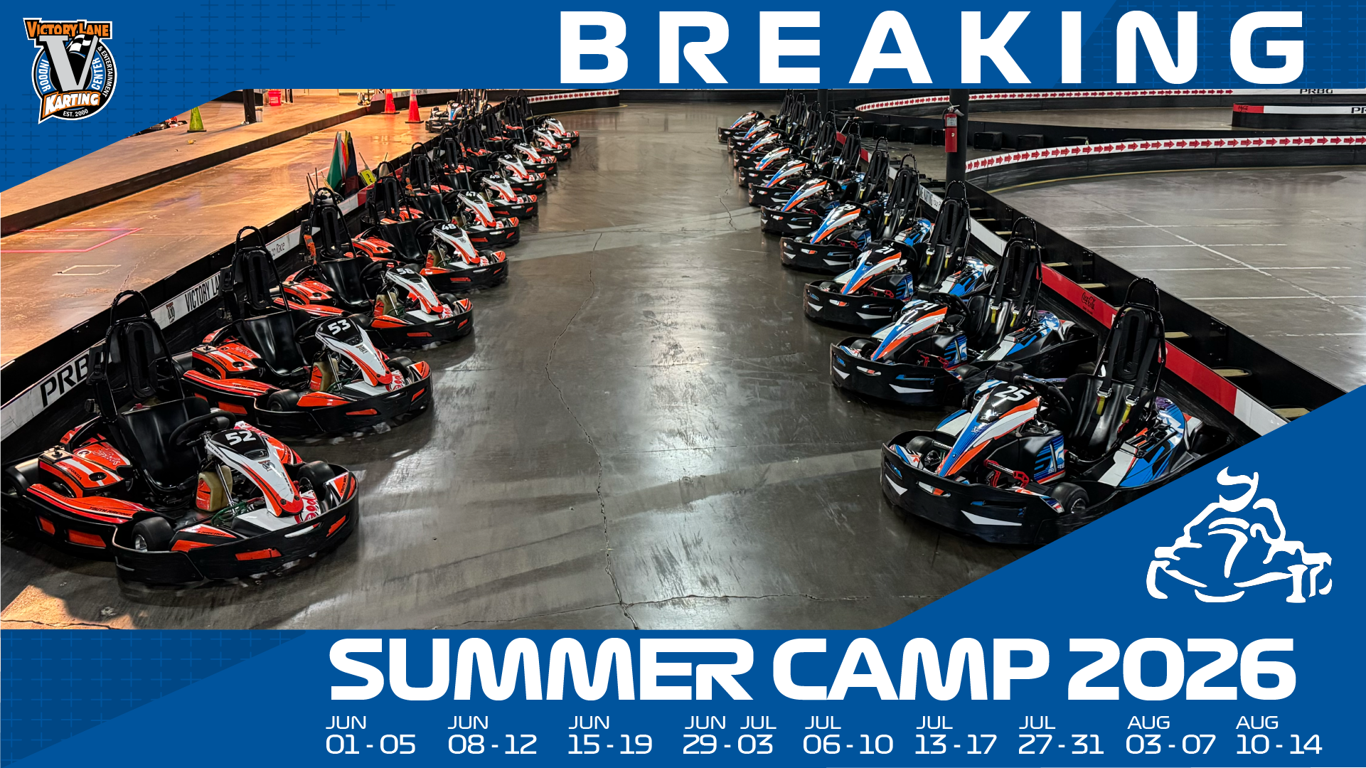 Victory Lane Indoor Karting Camps Kids Adults Racing