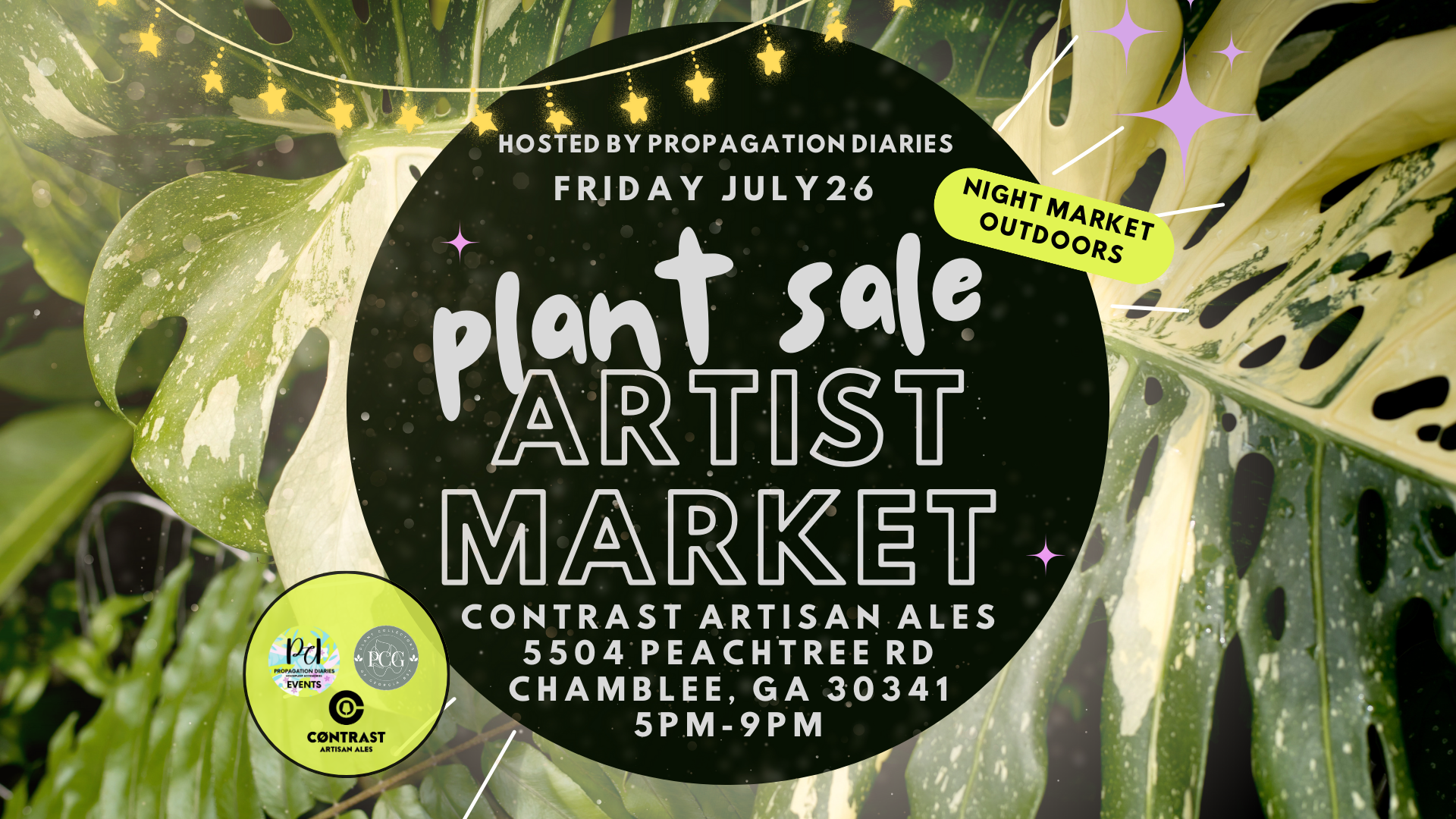 Plant Sale Artist & Vendor Market