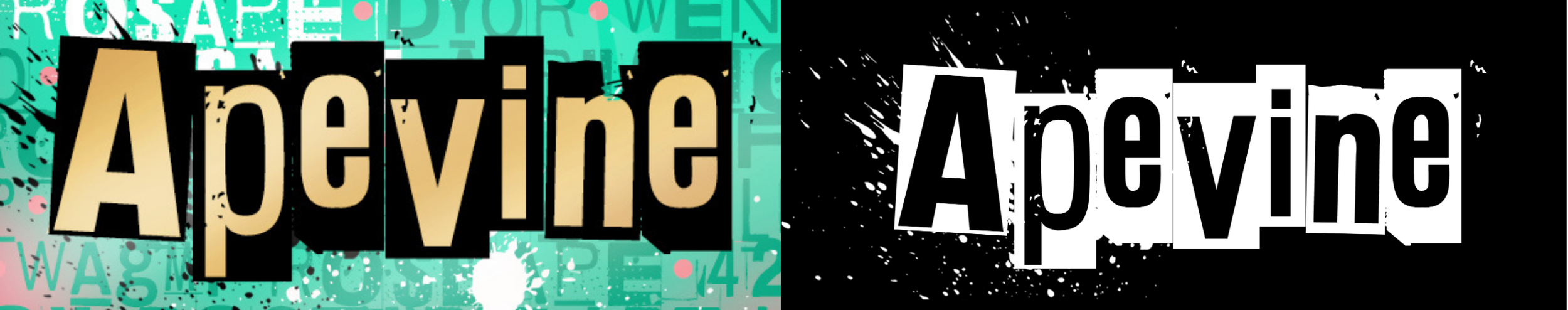 Graphic design with the word 'ADEVINE' in stylized, graffiti-inspired text on colorful backgrounds