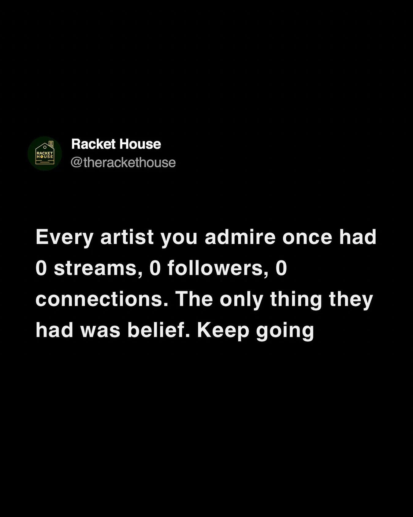 Send this to yourself and all your music friends as a reminder to believe in yourself and keep pushing 💪🏽